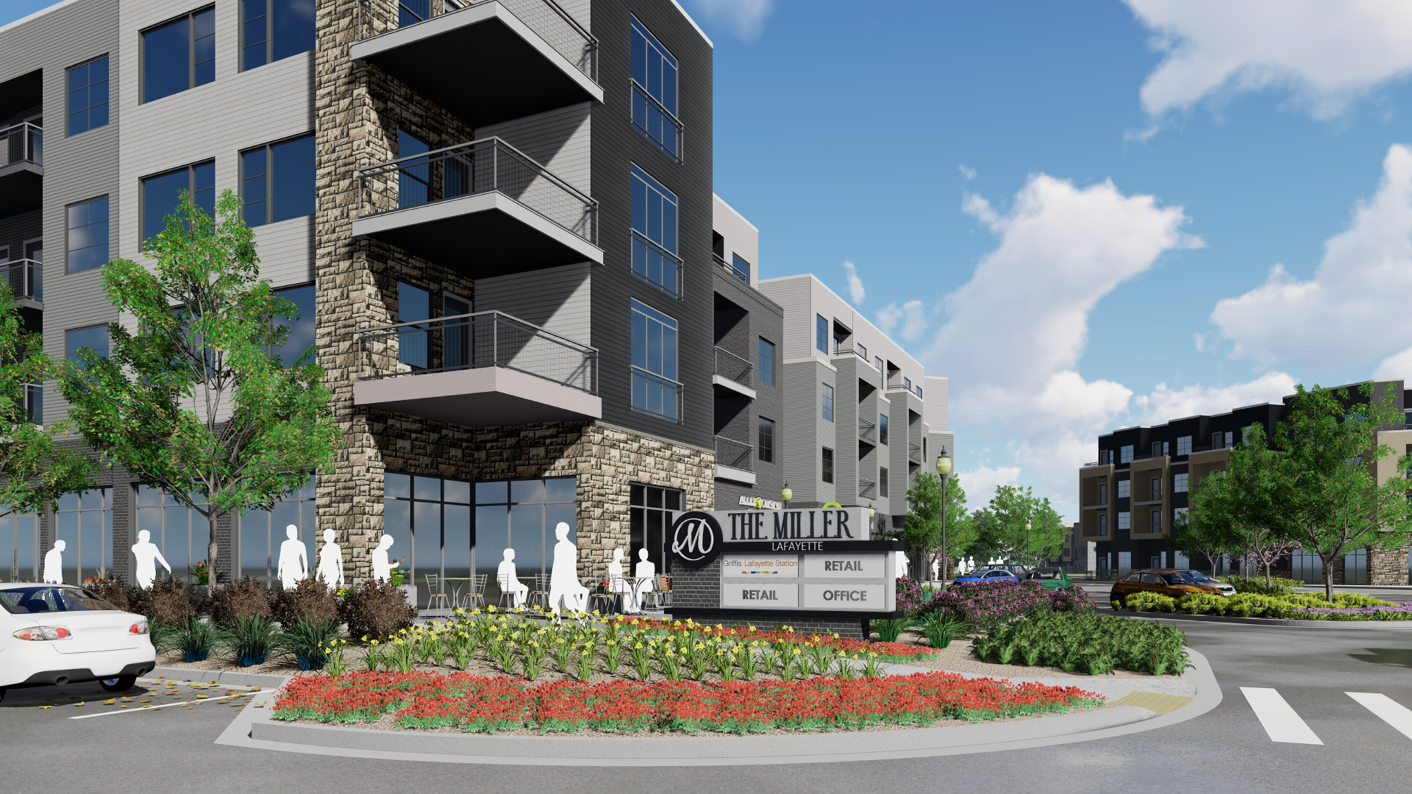 Photorealistic commercial monument rendering