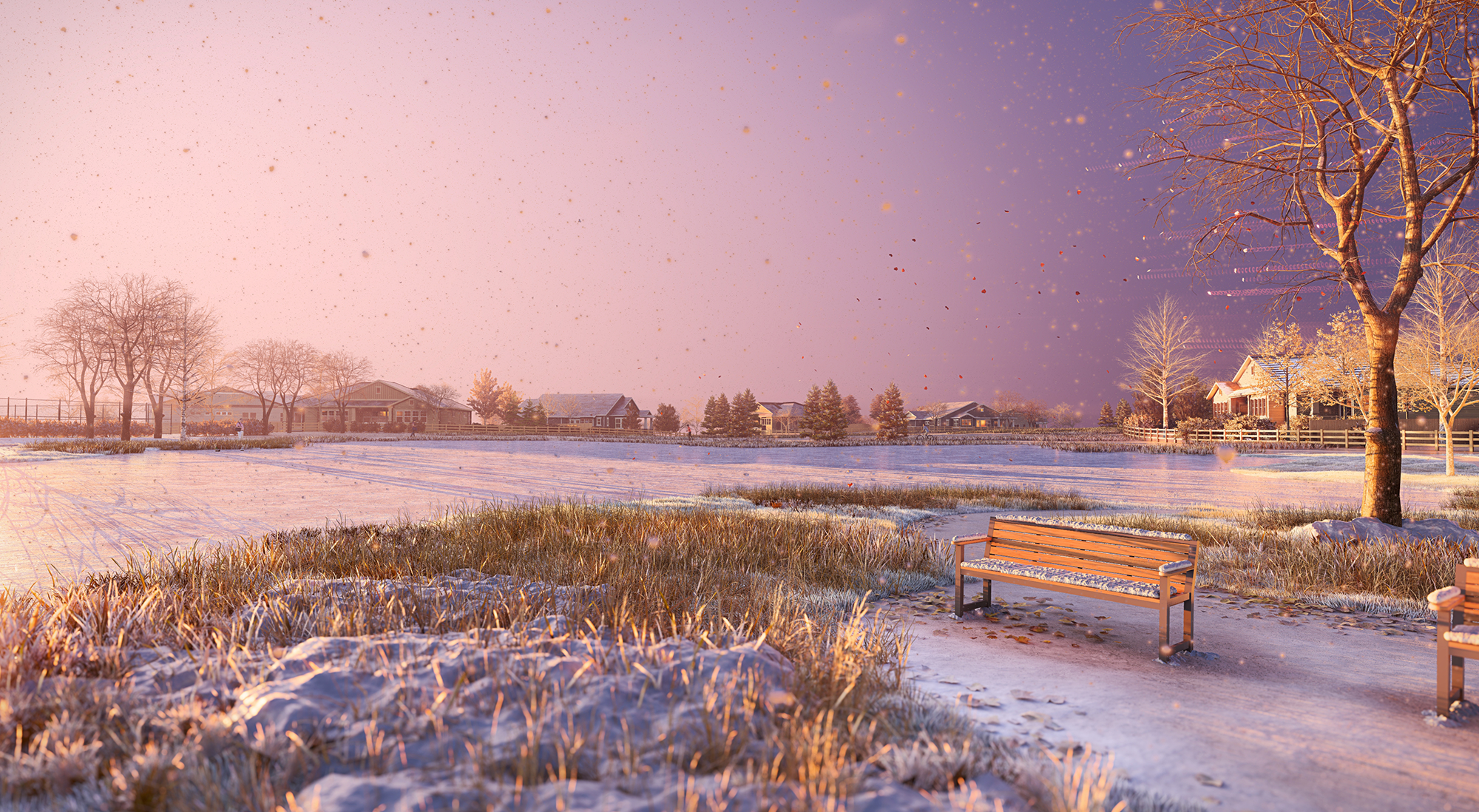 Photorealistic community perspective rendering