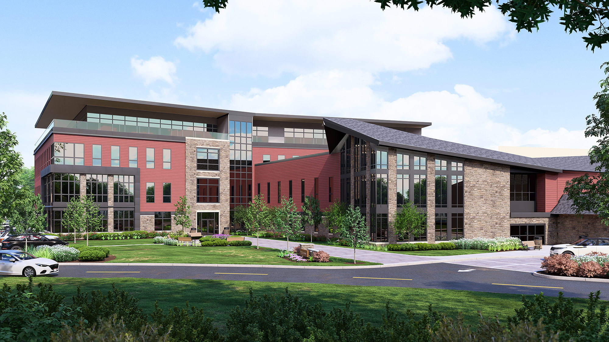 Photorealistic 3D architectural rendering