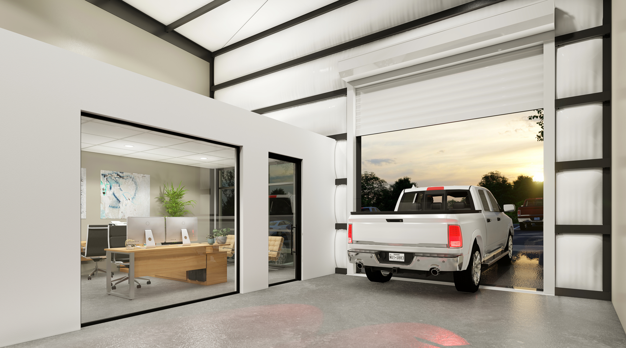 Photorealistic 3D architectural rendering