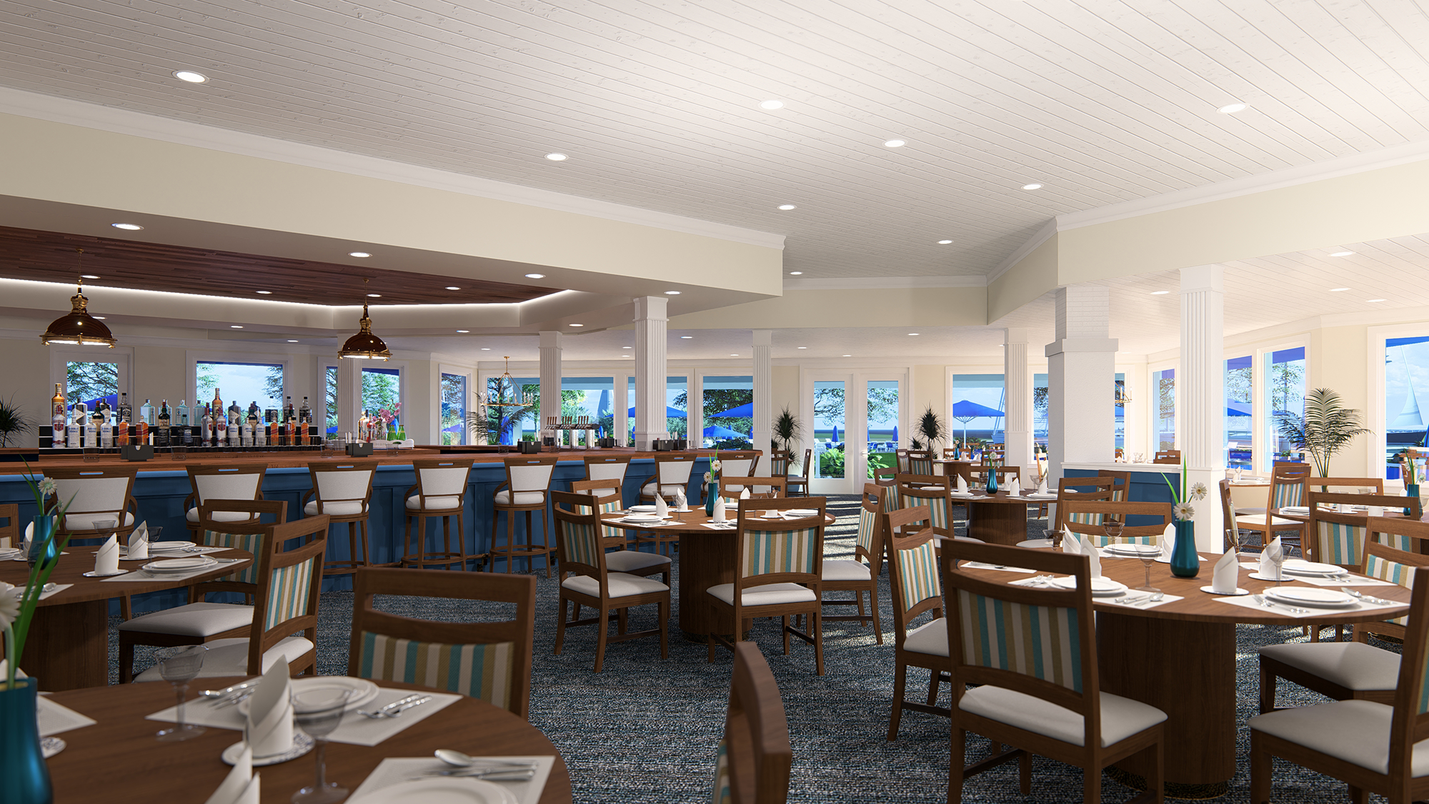 Photorealistic 3D rendering of interior