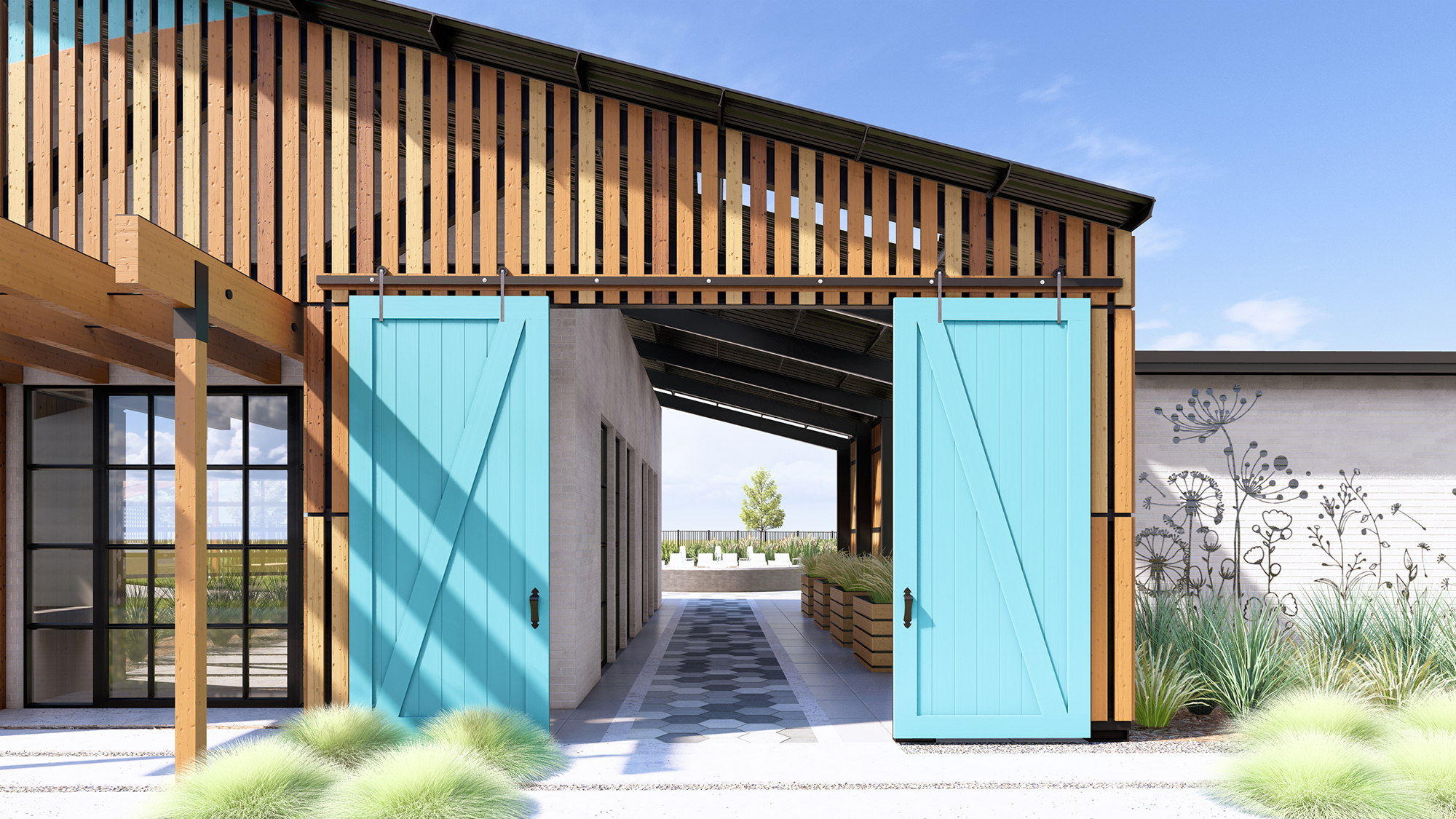 3D architectural rendering 