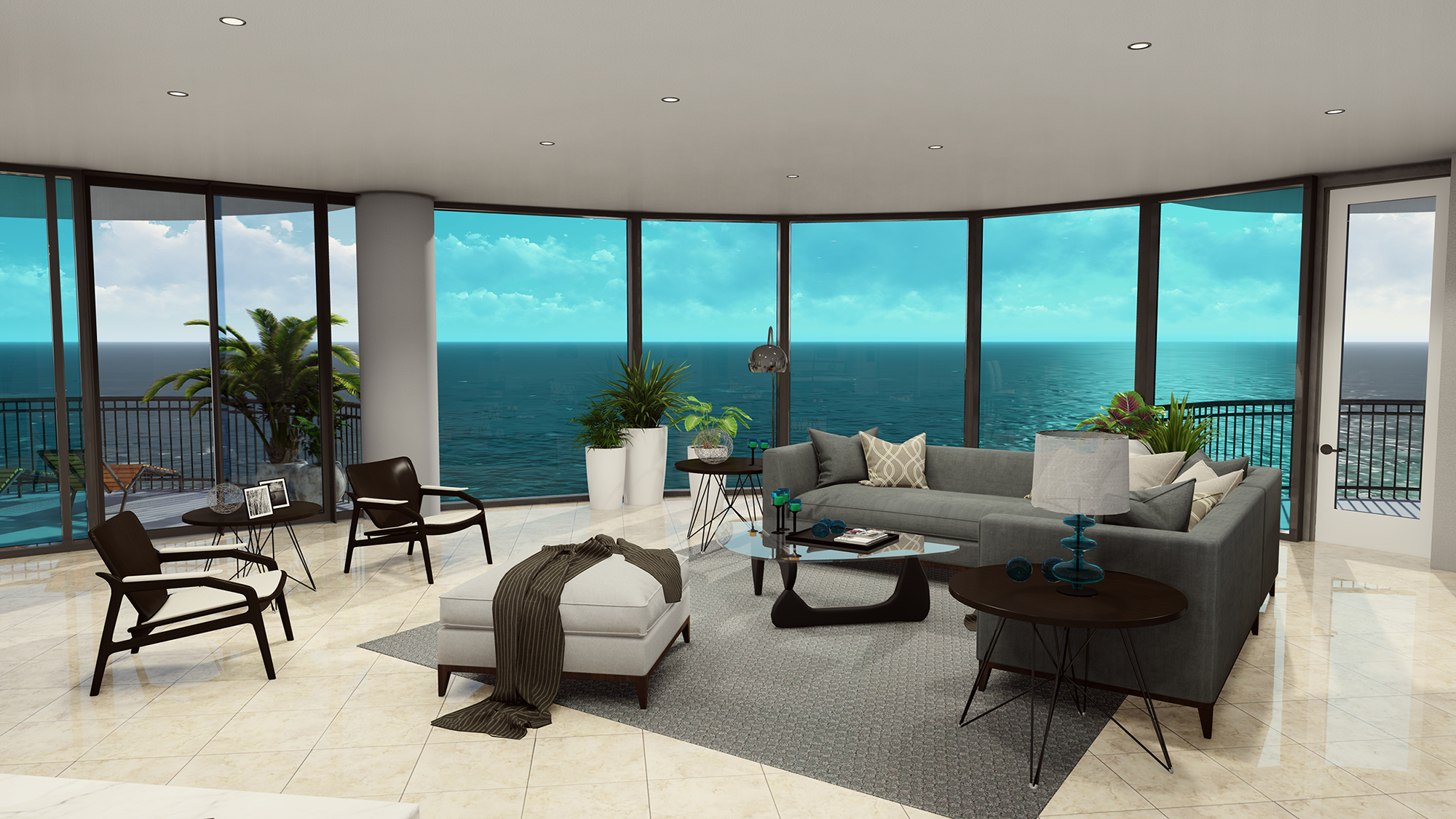 Photorealistic 3D interior rendering