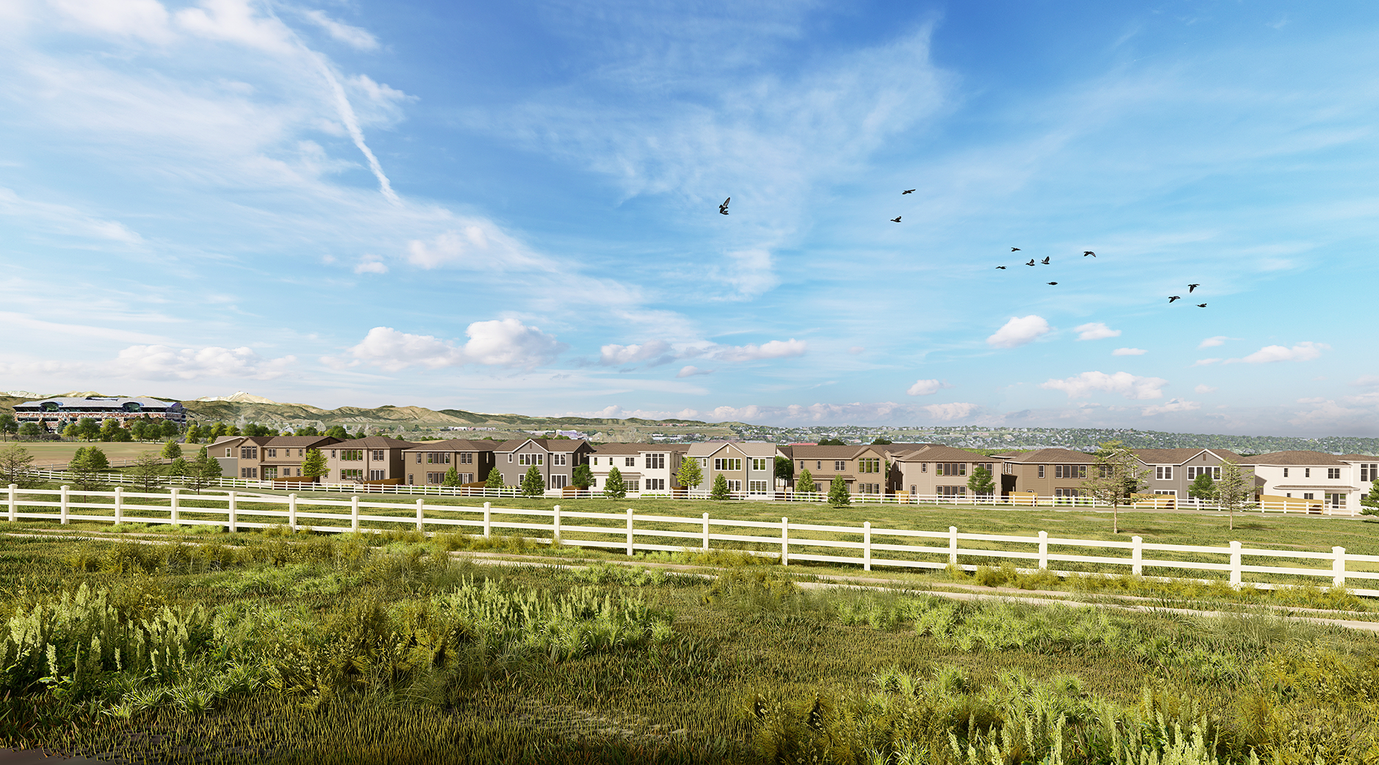 Photorealistic architectural rendering