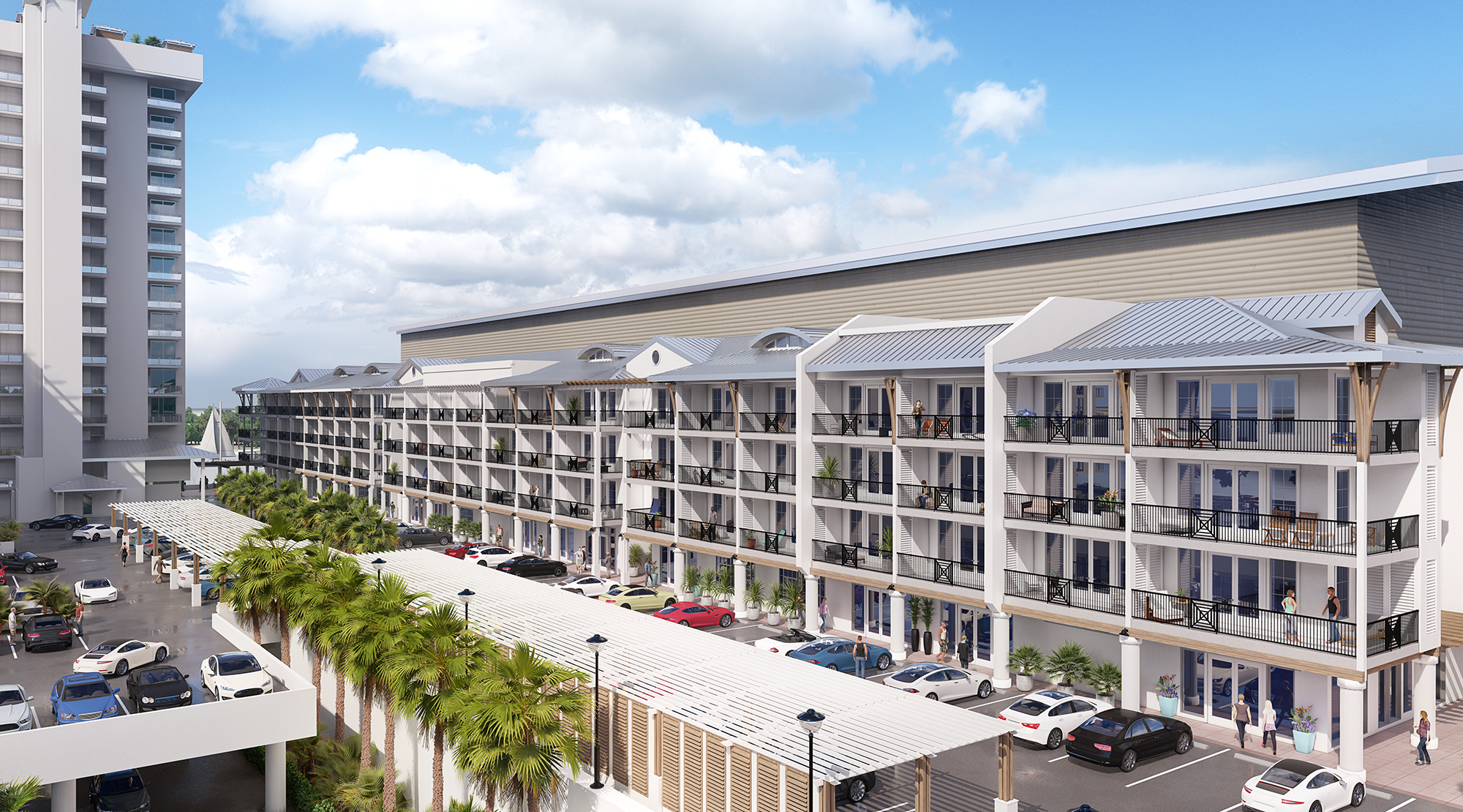 Photorealistic 3D architectural rendering of Billfish Bay