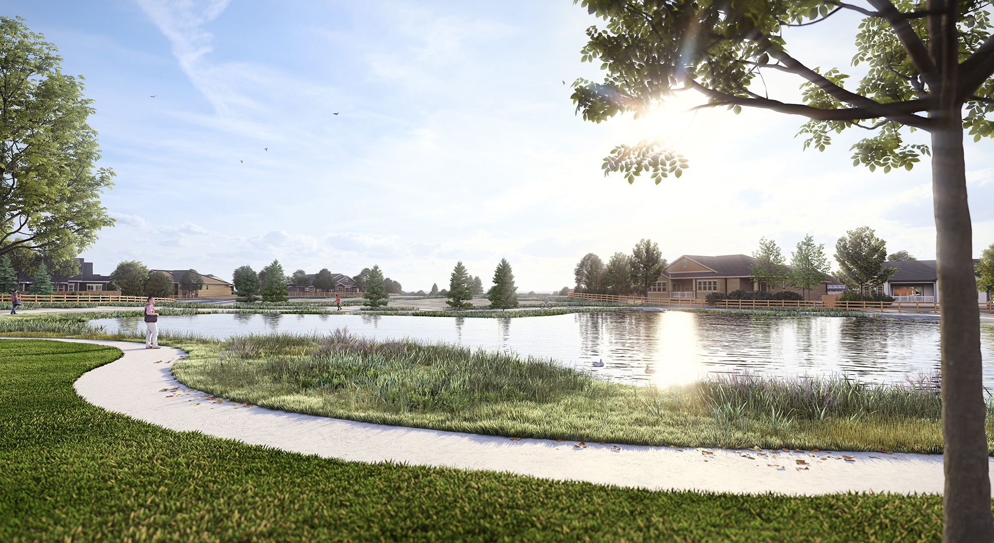 Photorealistic community perspective rendering