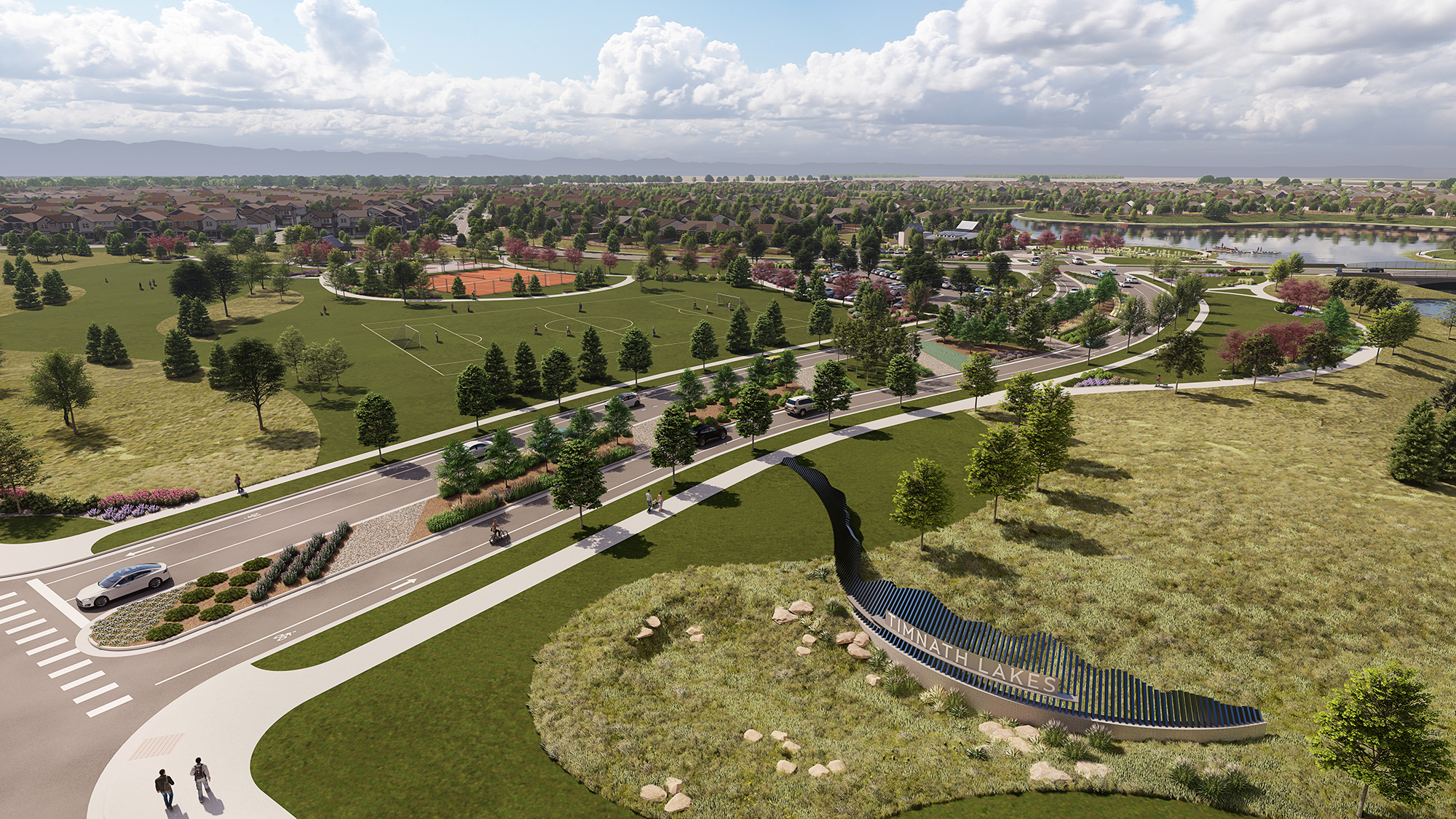 Photorealistic 3D entry rendering