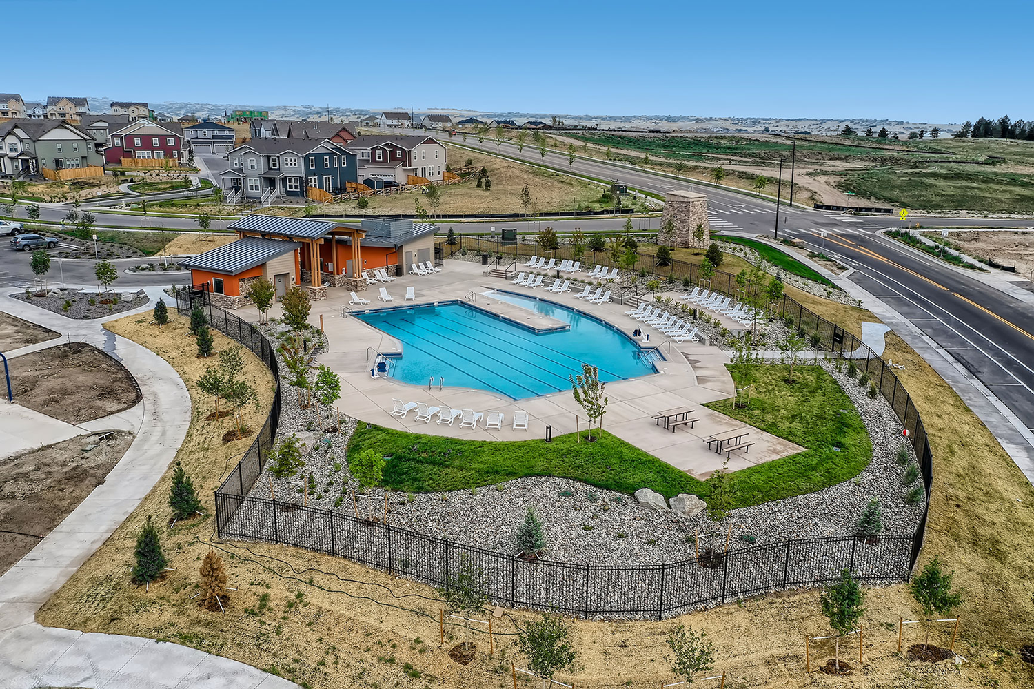 Community Pool at Trails at Crowfoot in Parker, Colorado