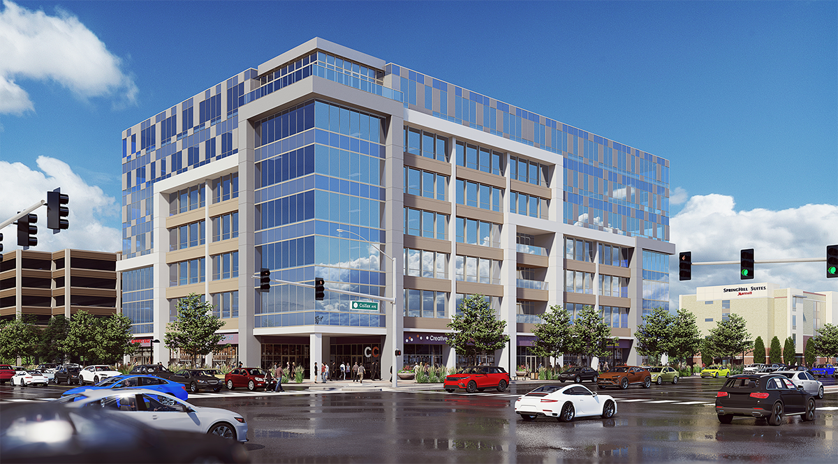 Photorealistic 3D architectural visualization of Fitzsimons