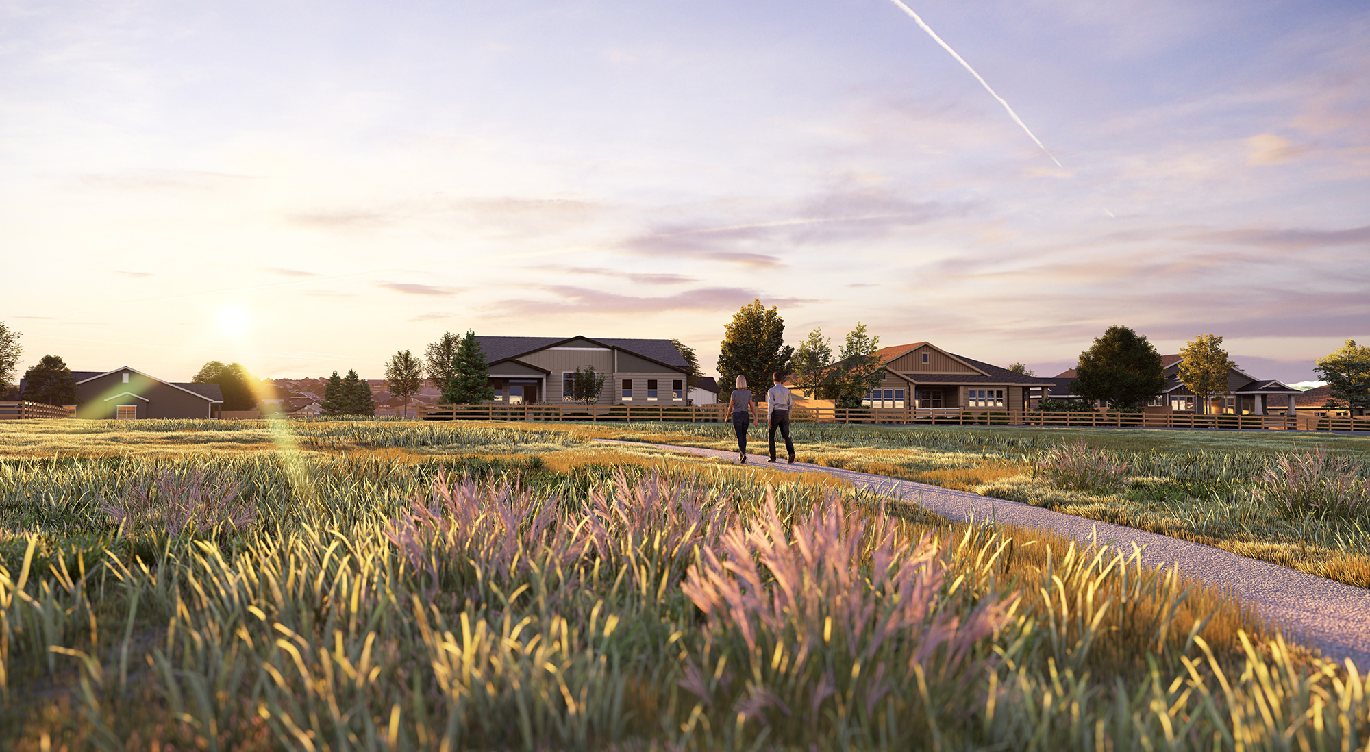 Photorealistic community perspective rendering