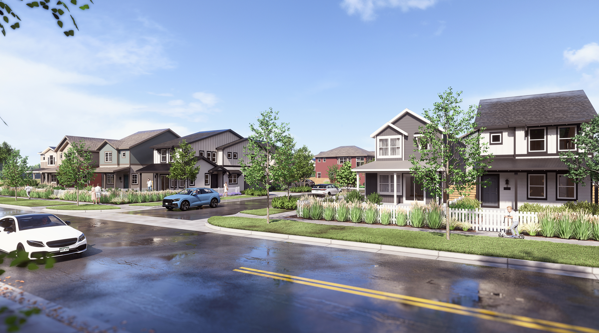 Photorealistic architectural rendering