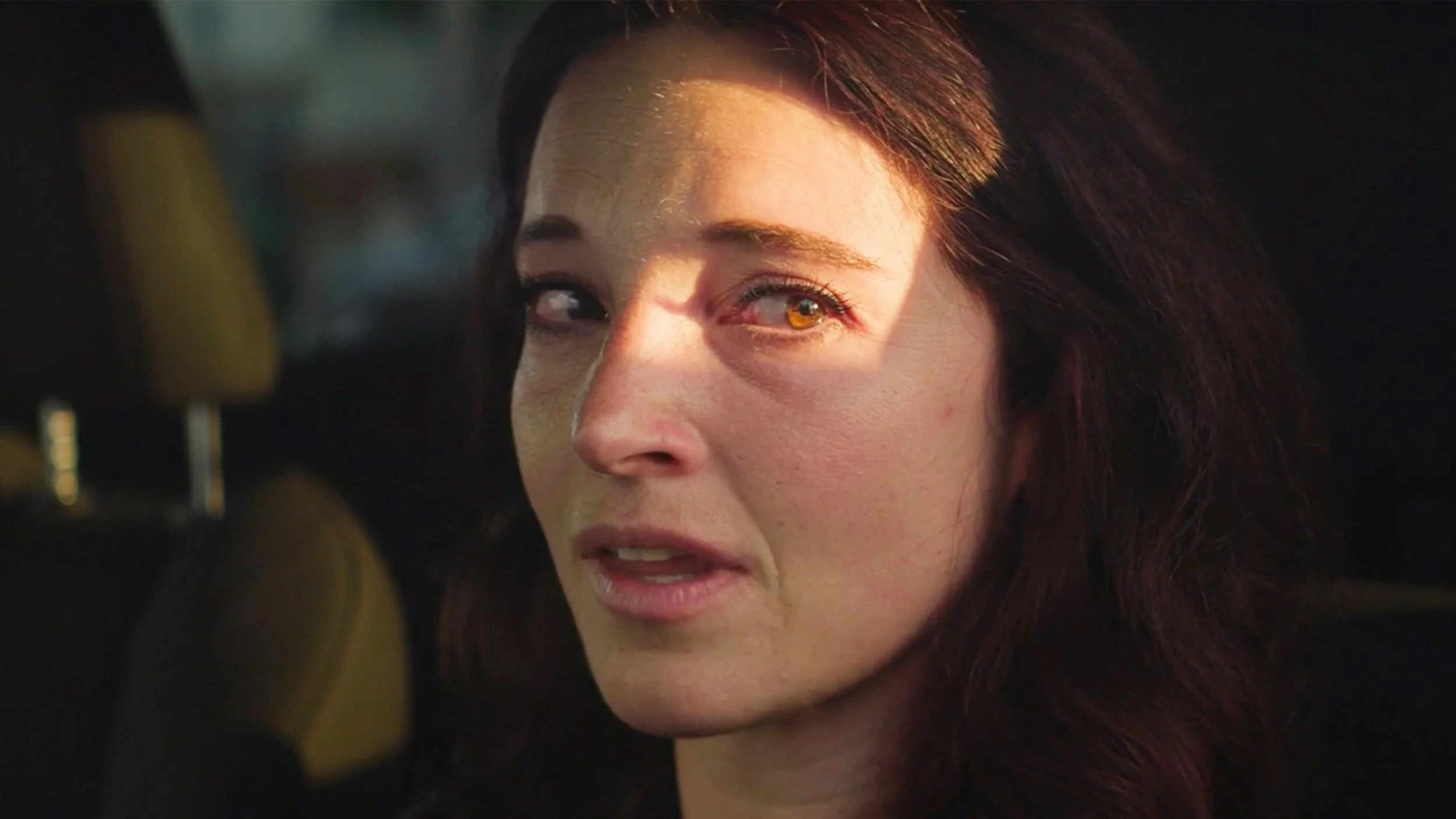 Upset postpartum mother with Baby-Blues