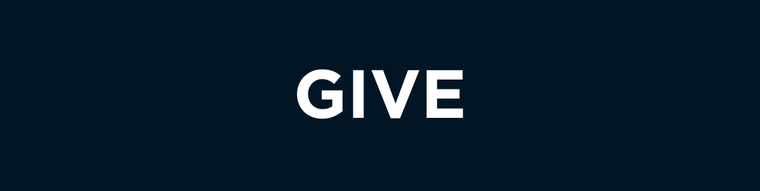 Black background with the word 'GIVE' in bold white letters.