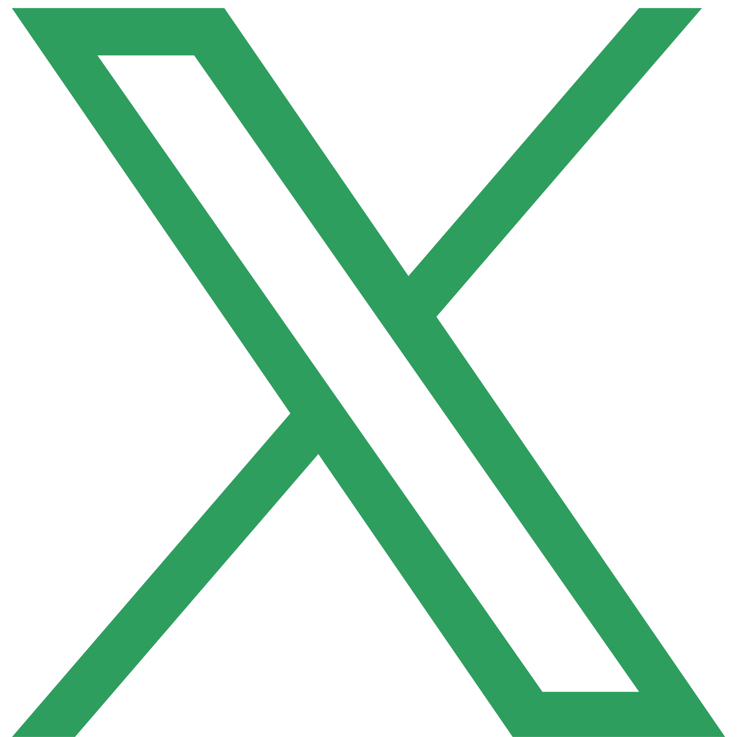 Green geometric symbol or logo on a black background.
