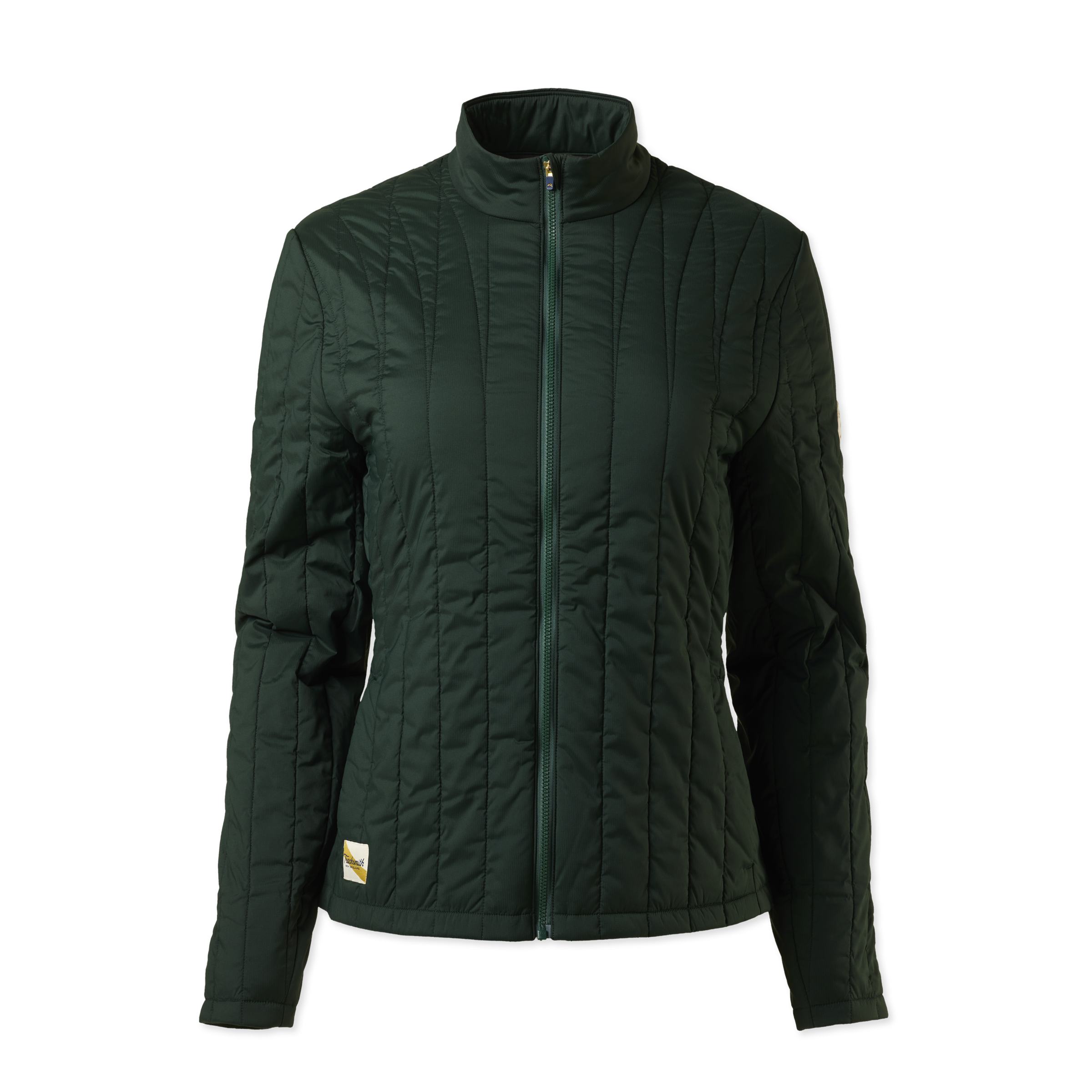 NDO25-Womens-Harbor-Insulated-Jacket-Forest-On-Model.png