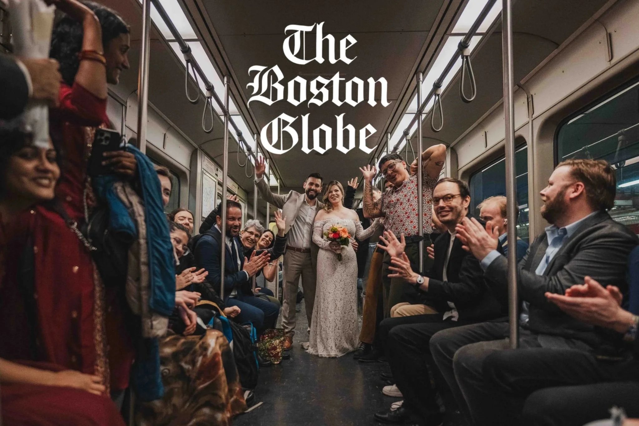 As seen in The Boston Globe: A Surprise Backyard Wedding in Cambridge - Friends Take the Lead