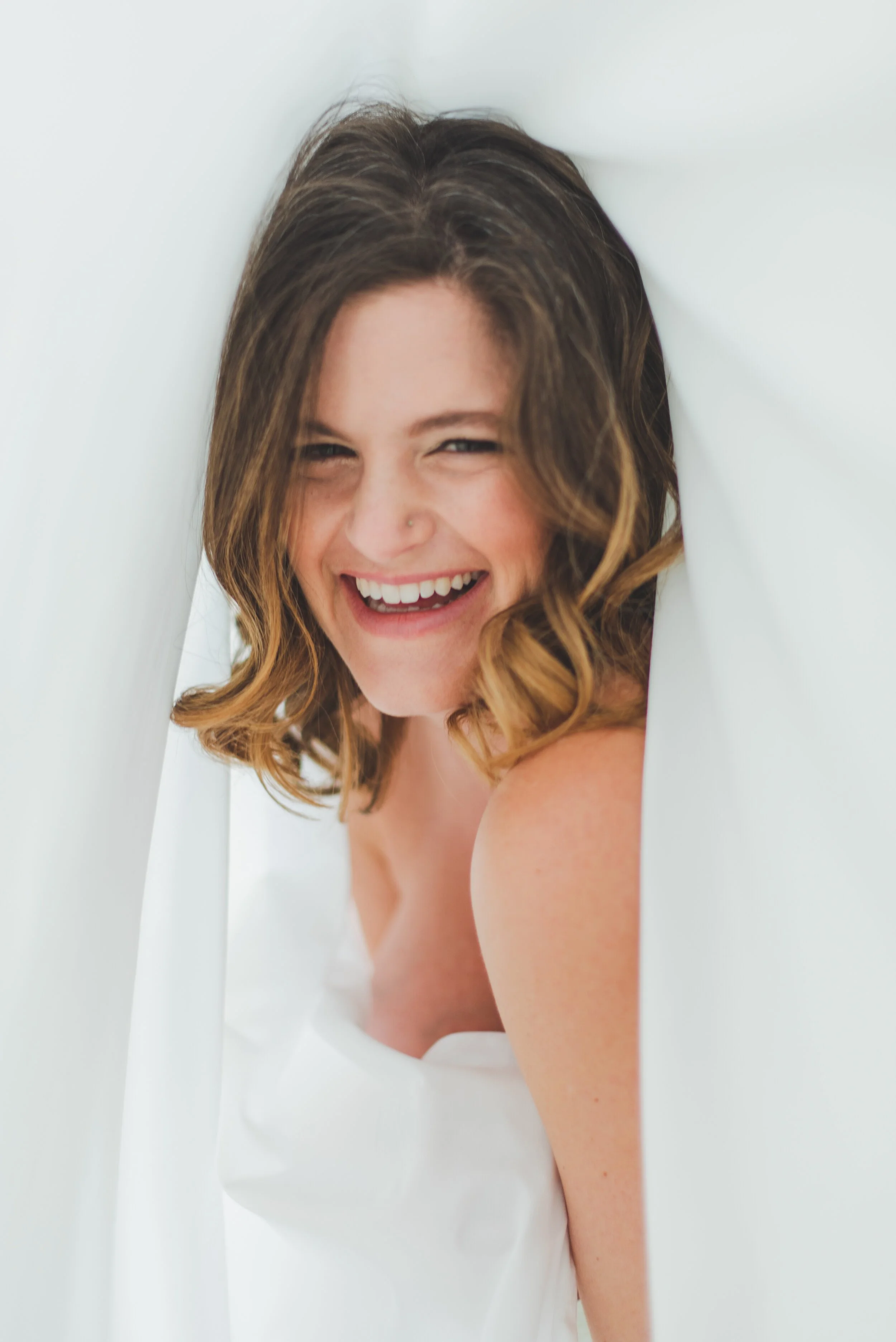 Boudoir: Edgy Boho Maternity Boudoir Session In-Studio