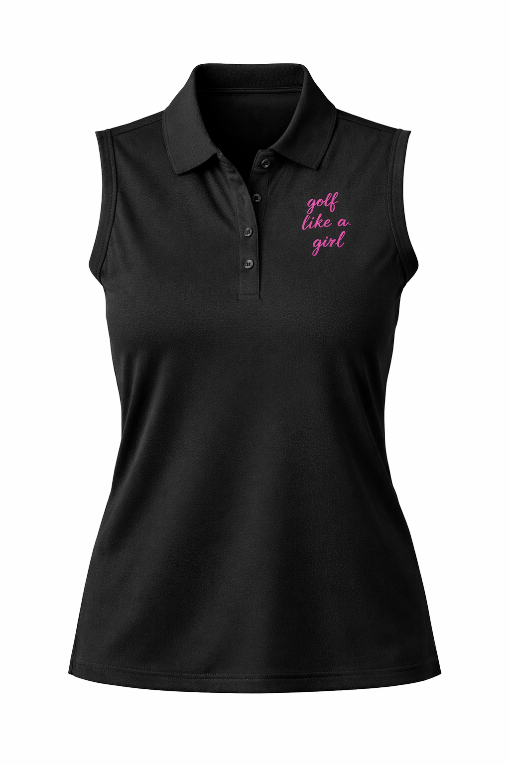 Golf Like a Girl Script Polo