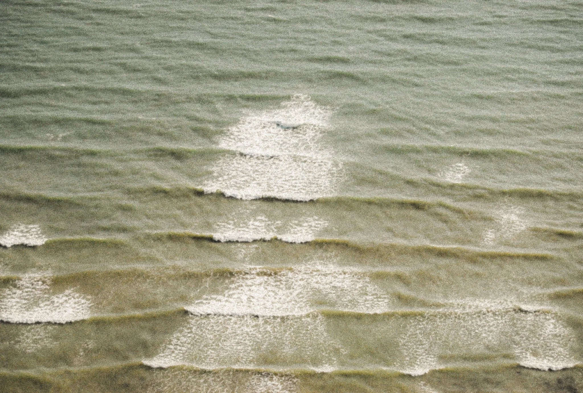 Sea waves viewed from above.