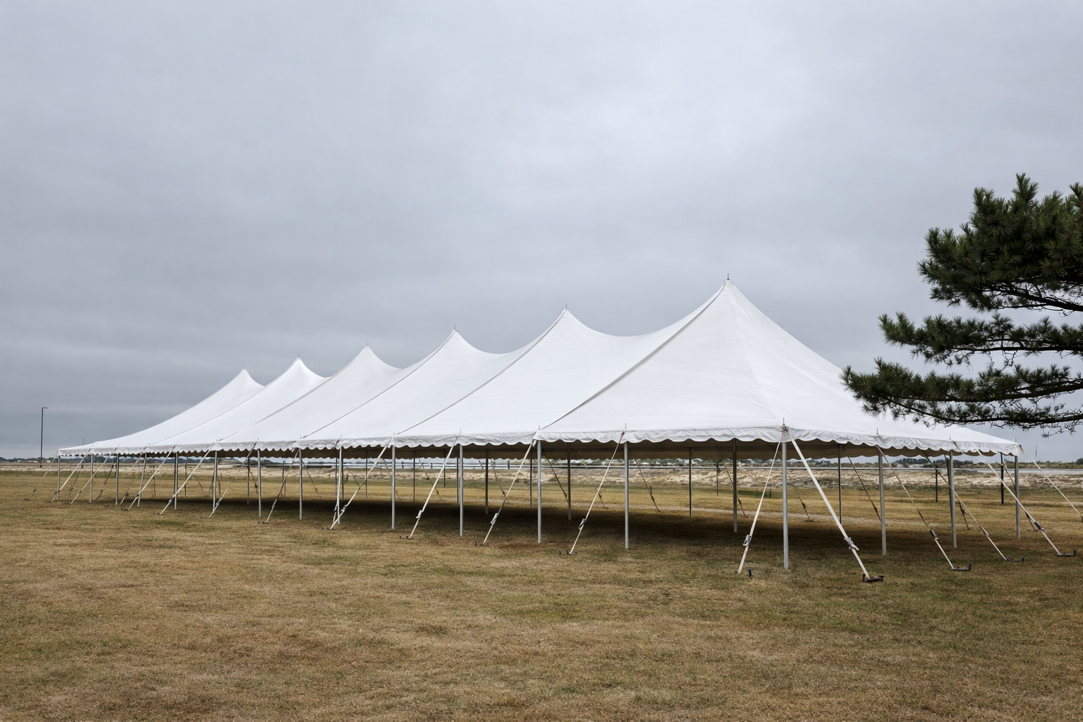 40x100 tent, pole century tent, large tent, event tent, large event tent