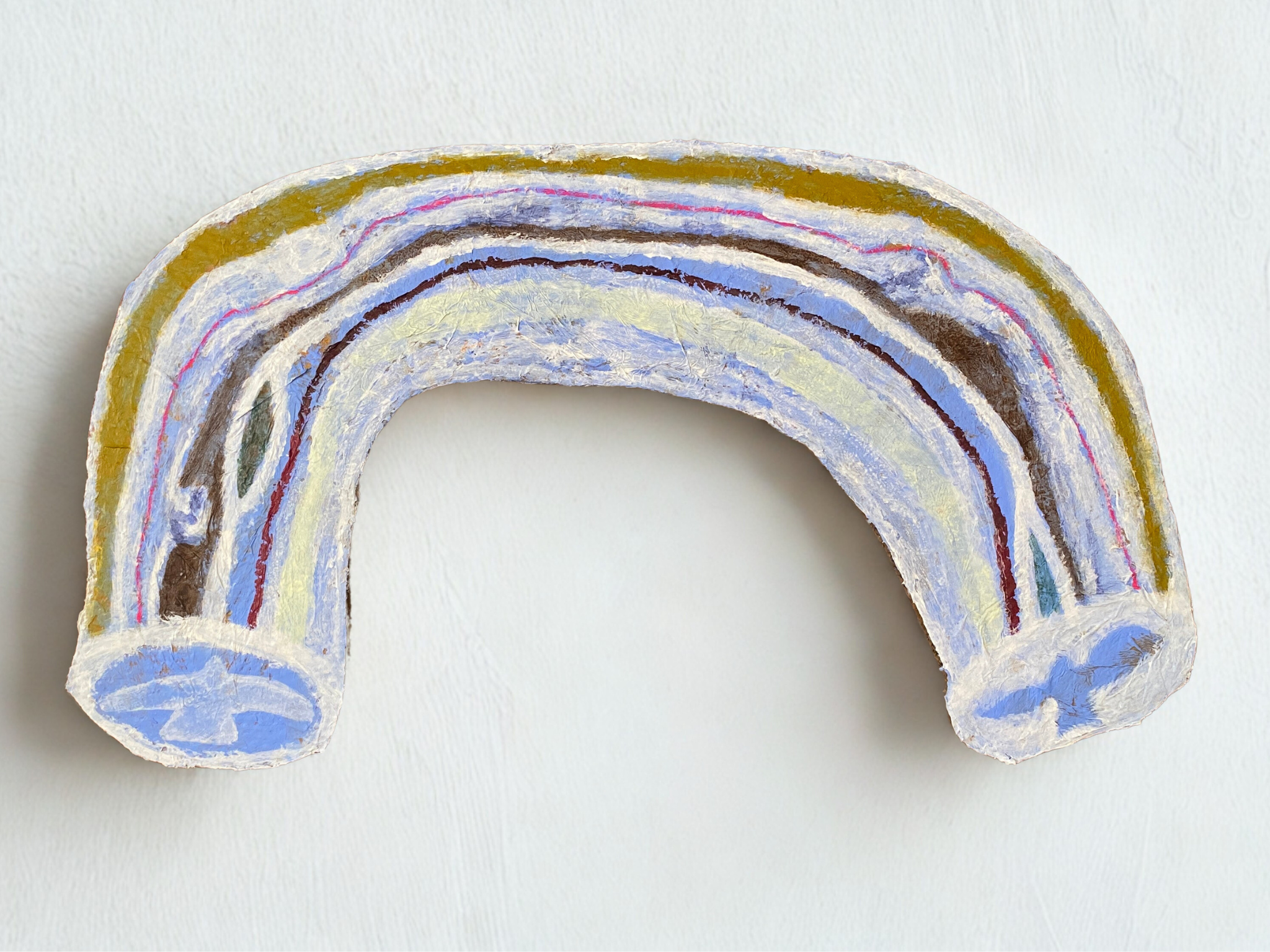 "Be my only witness" 2026
Mixed media on cardboard
20 x 36 x 1 1/4 in