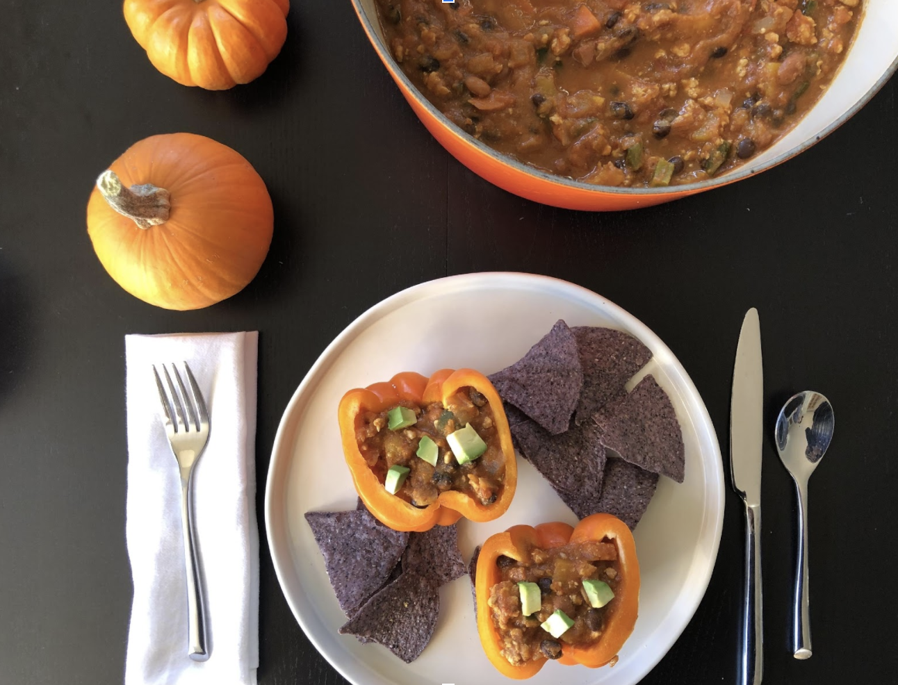 Perfect Halloween Chili: Double Pumpkin