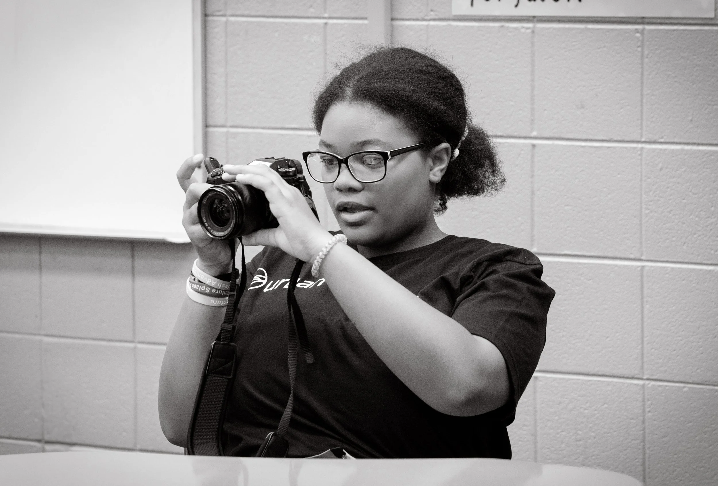 High school students filming short movie at Bham Film Camp in Birmingham