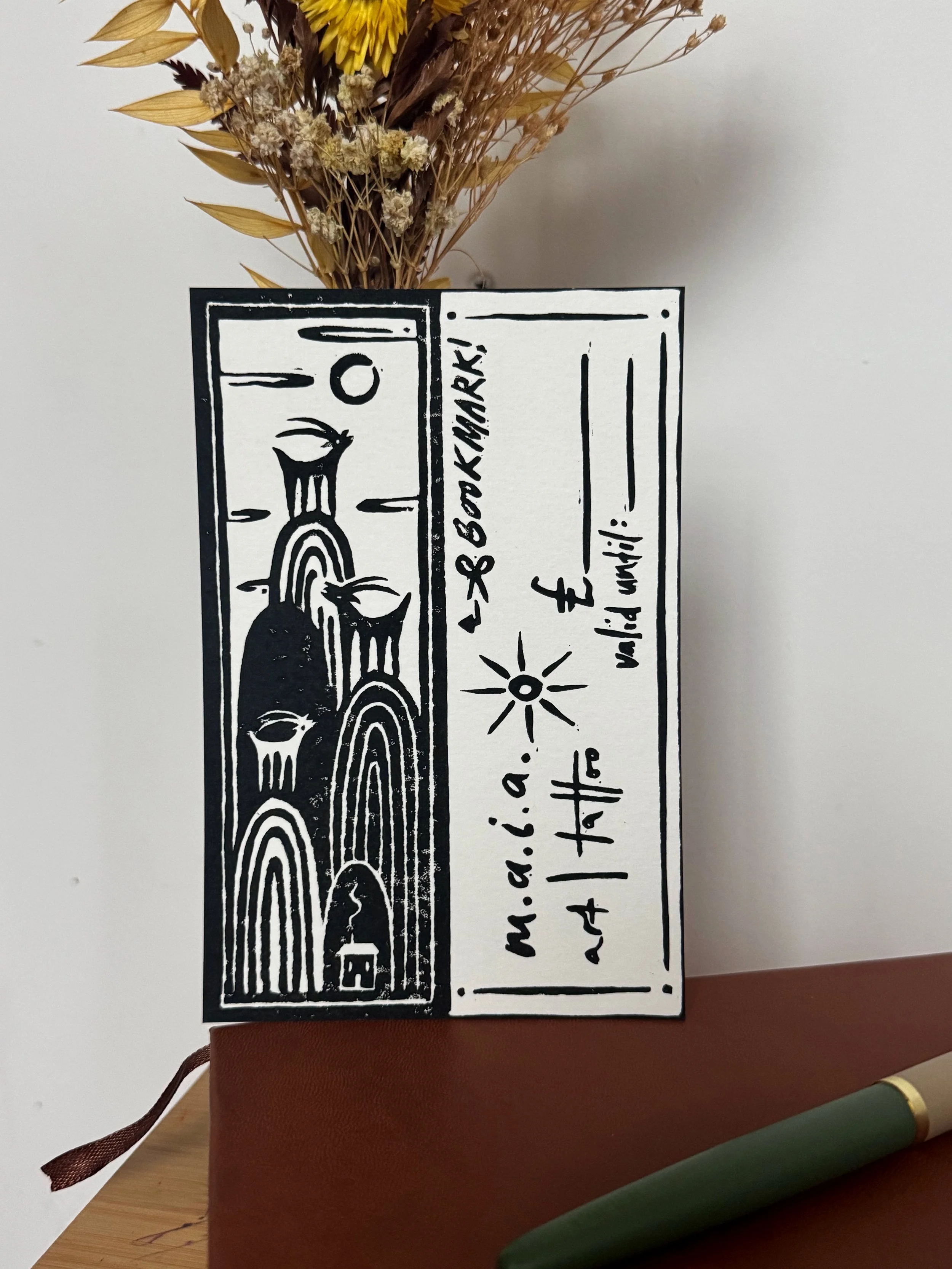 Tattoo Voucher (with bookmark)