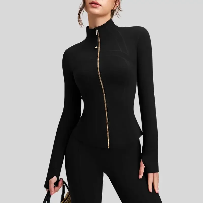 Slim-Fit Zip Up Jacket