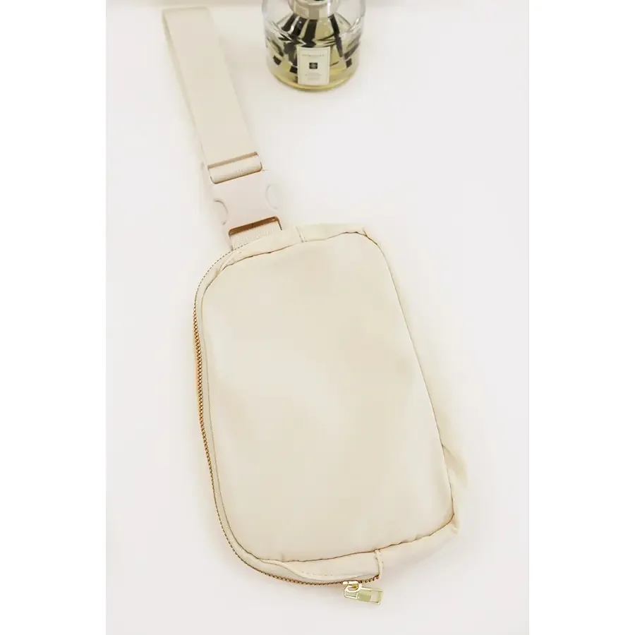 Solid Color Crossbody Fanny Pack Belt Bag