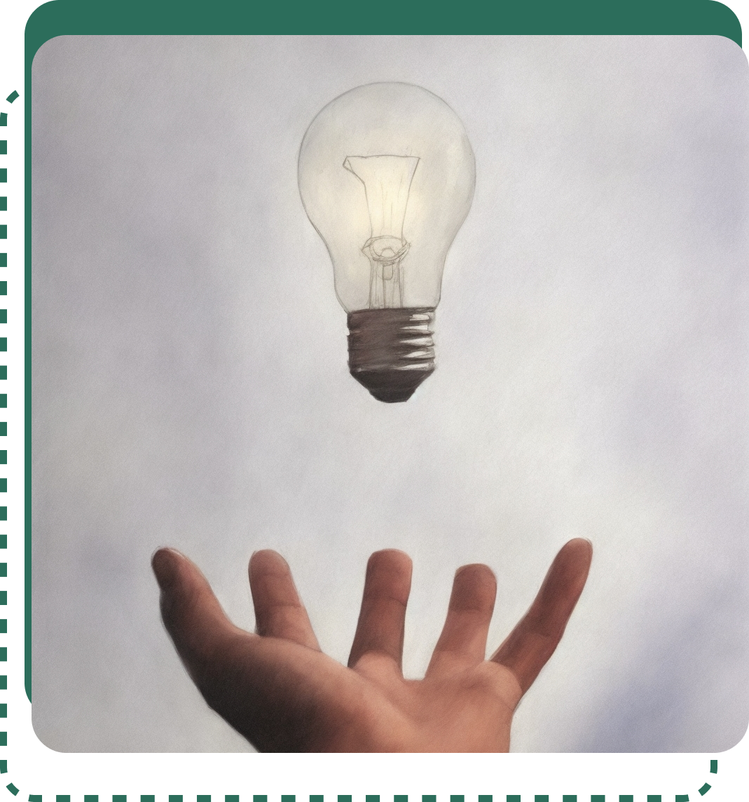 a helping hand holding a question which depicts our helpful staff able to answer any questions you have about therapy