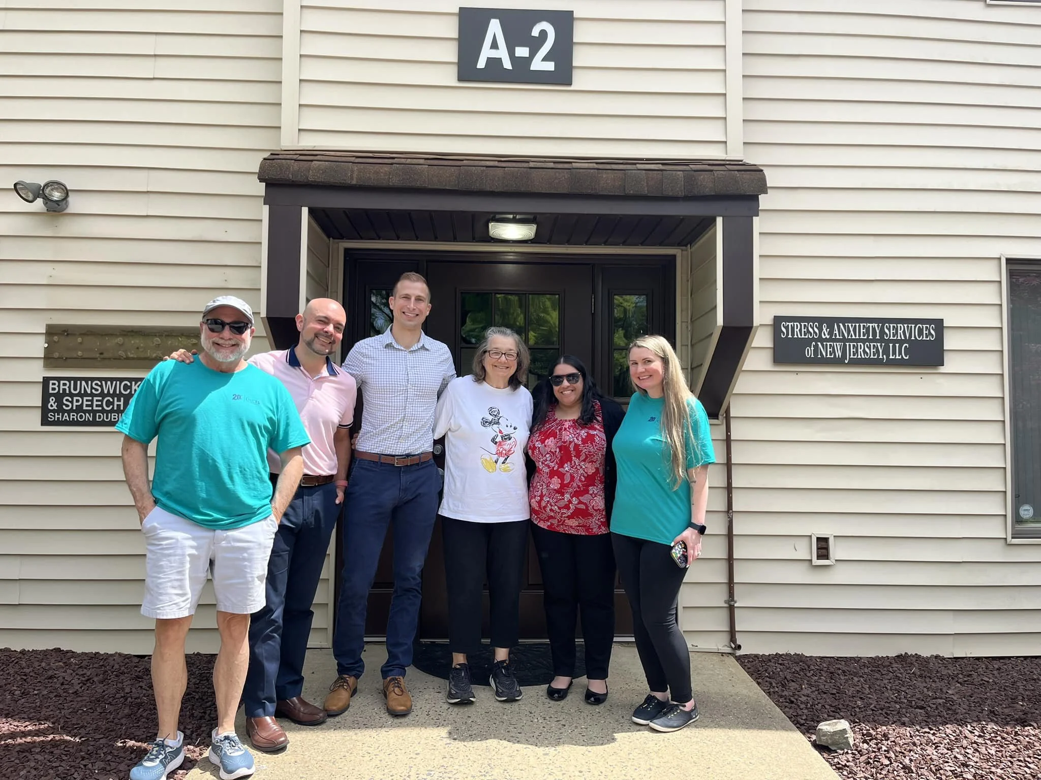The SAS team pose for a picture after participating in NJCTS's annual Walk for TS!