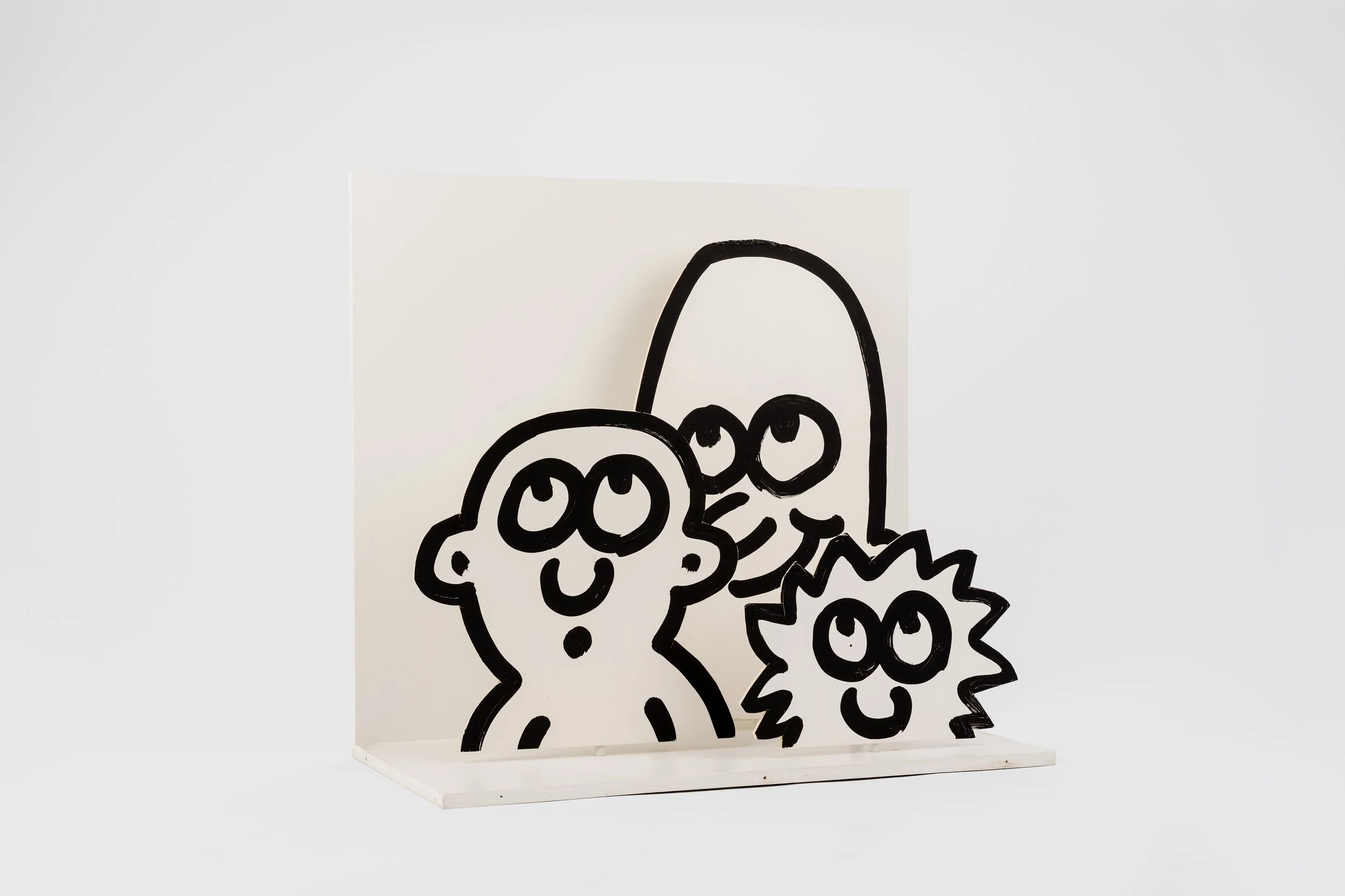 Keith Haring, "Untitled (three heads)," c. 1984