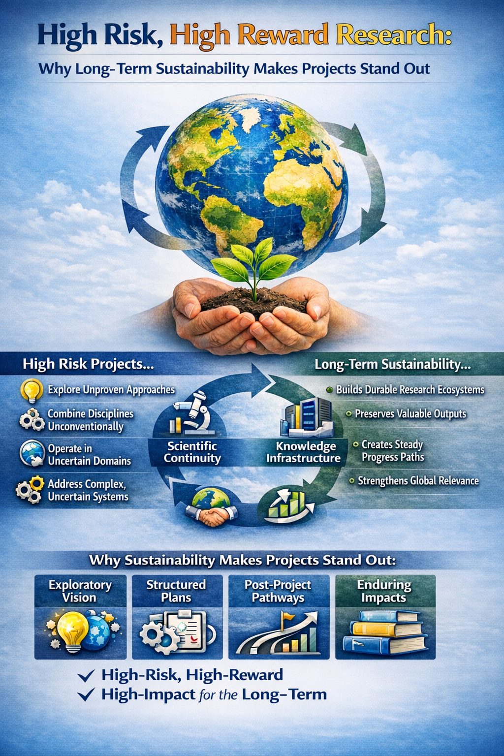 High Risk, High Reward Research: Why Long-Term Sustainability Makes Projects Stand Out