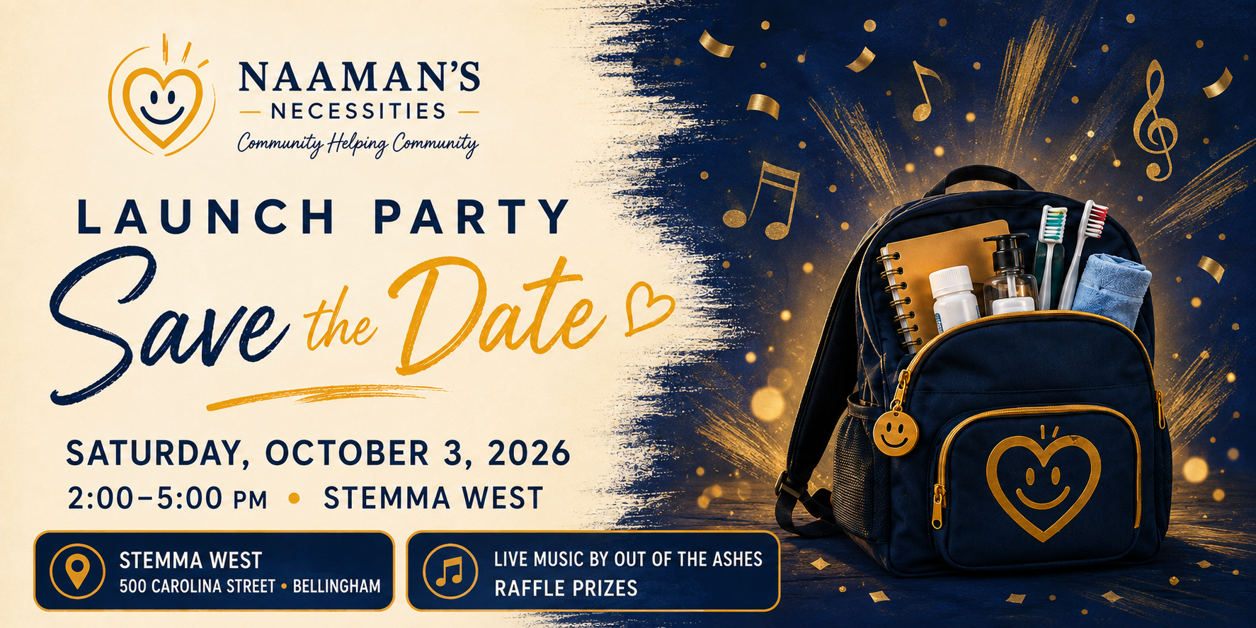 Join us October 3, 2026 from 2-5pm at Stemma West in Bellingham.