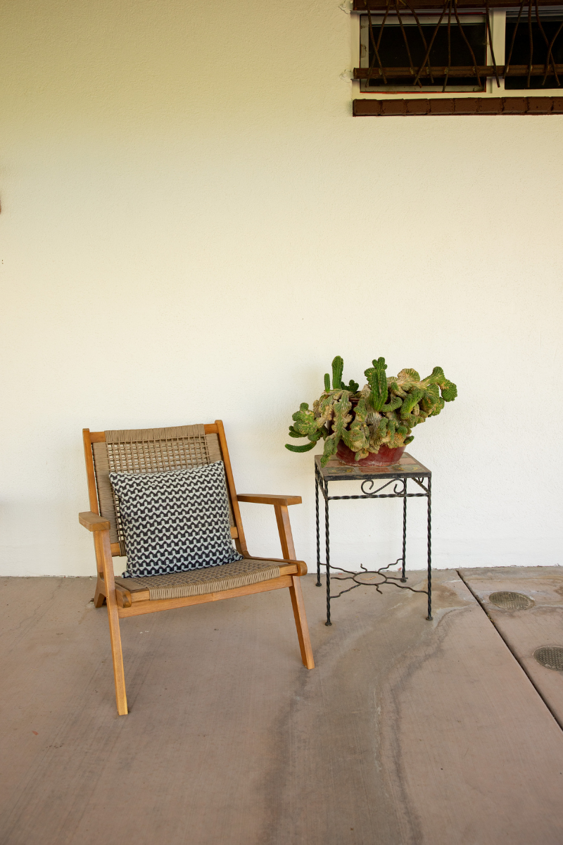 Seating on the wraparound patio of The Inn