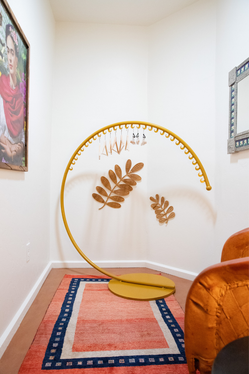 The closet nook in Frida's Room