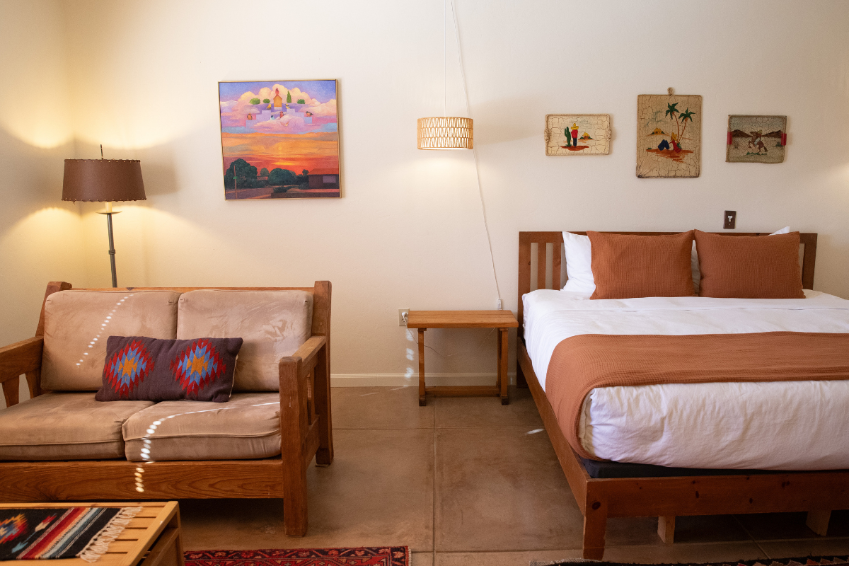The Mesquite Room which features Southwestern art and decor