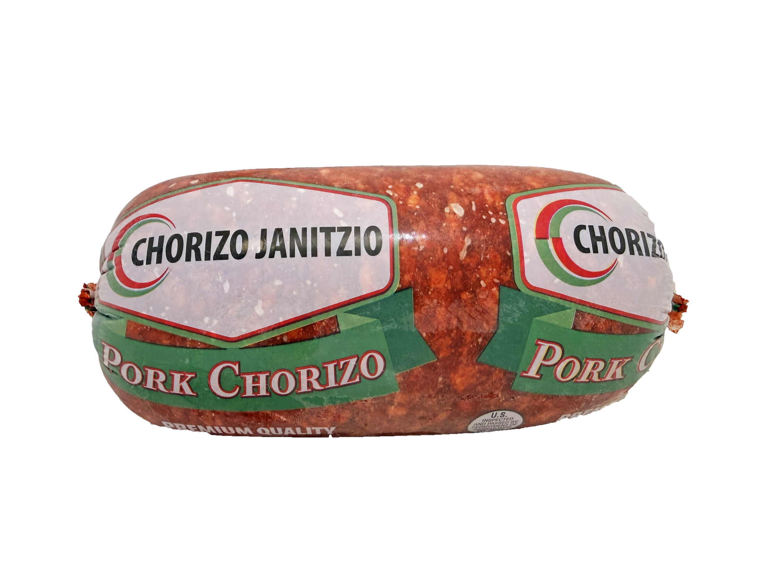 2.5 lb of Bulk Chorizo in a "Chub" style plastic casing.  Item available in boxes of  24 lbs (8 pack)
