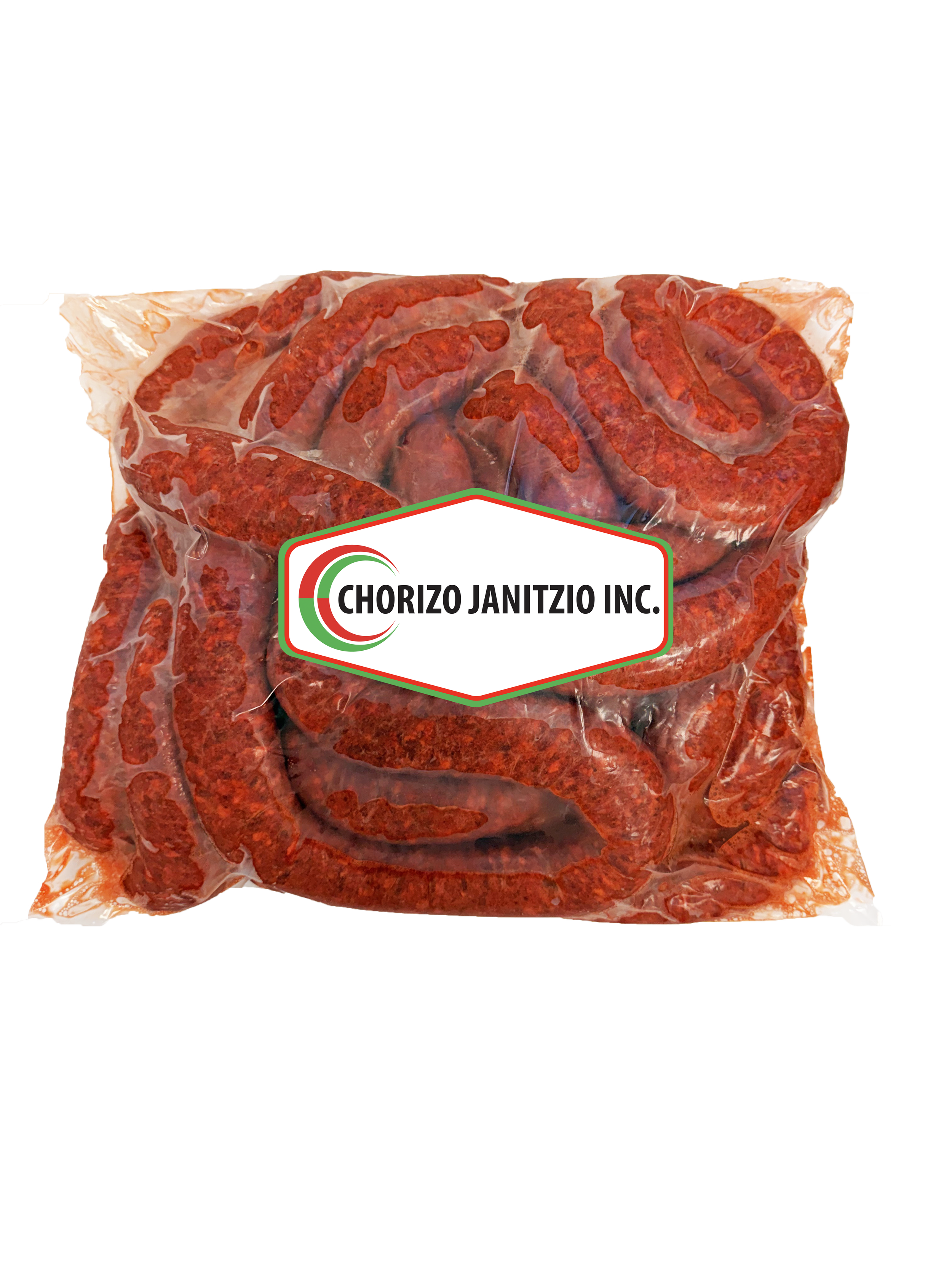 15 lbs of Chorizo with Casing made with High Quality Ingredients, and a blend of spices from our unique, authentic recipe.  Items available in boxes of 30 lbs. 