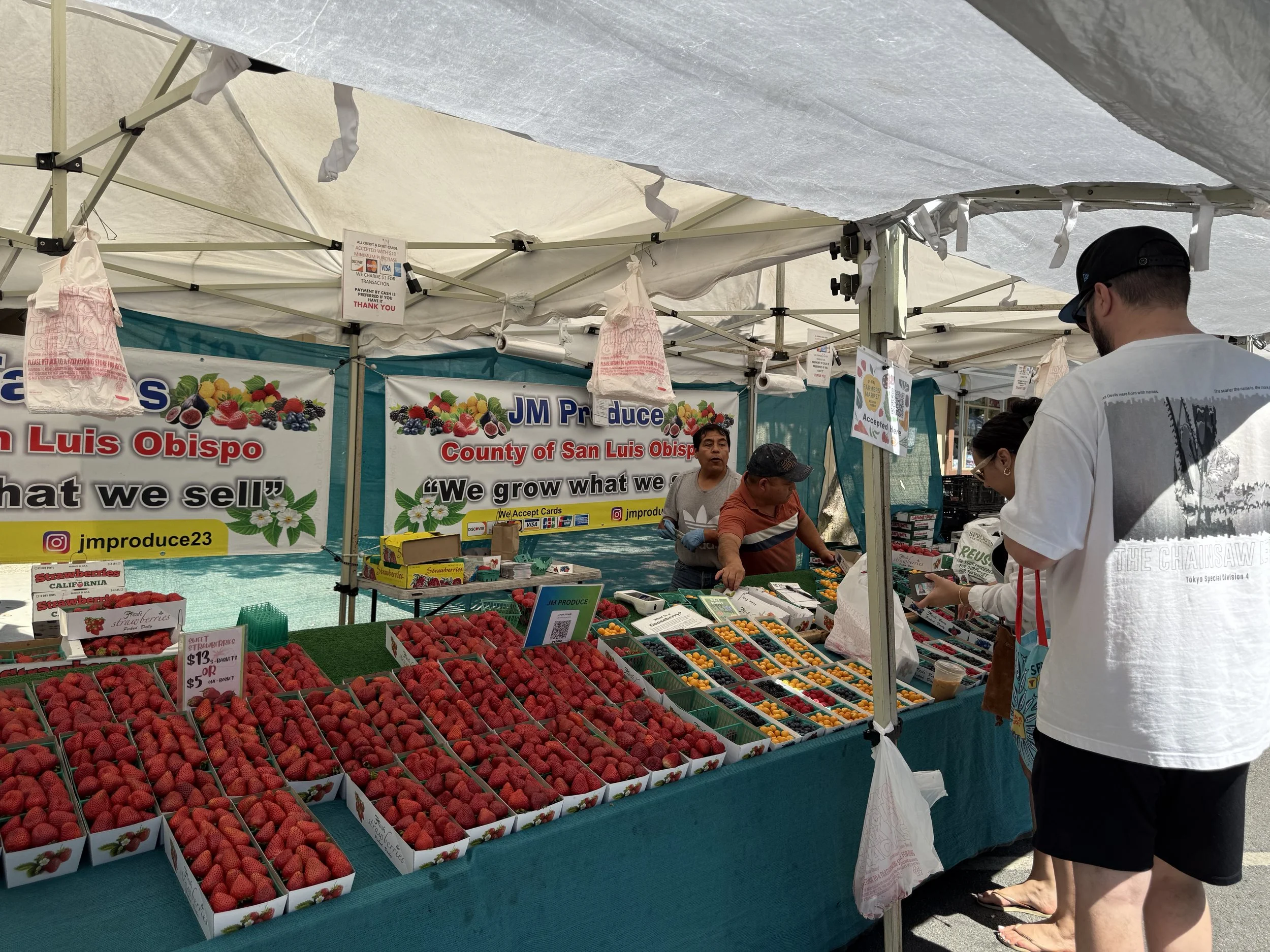 Fresh from the field — JM Produce brings the best of the season straight to the market every Sunday.