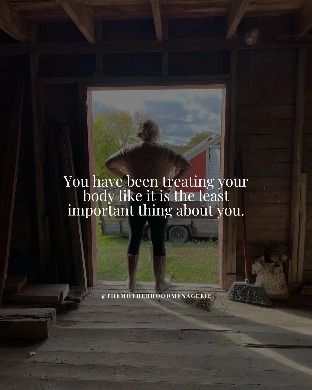 You have been treating your body like it is the least important thing about you. Then wondering why you have nothing left.

Sleep deprivation and running on empty are not badges of devotion. They are a slow leak on everything you are trying to build.