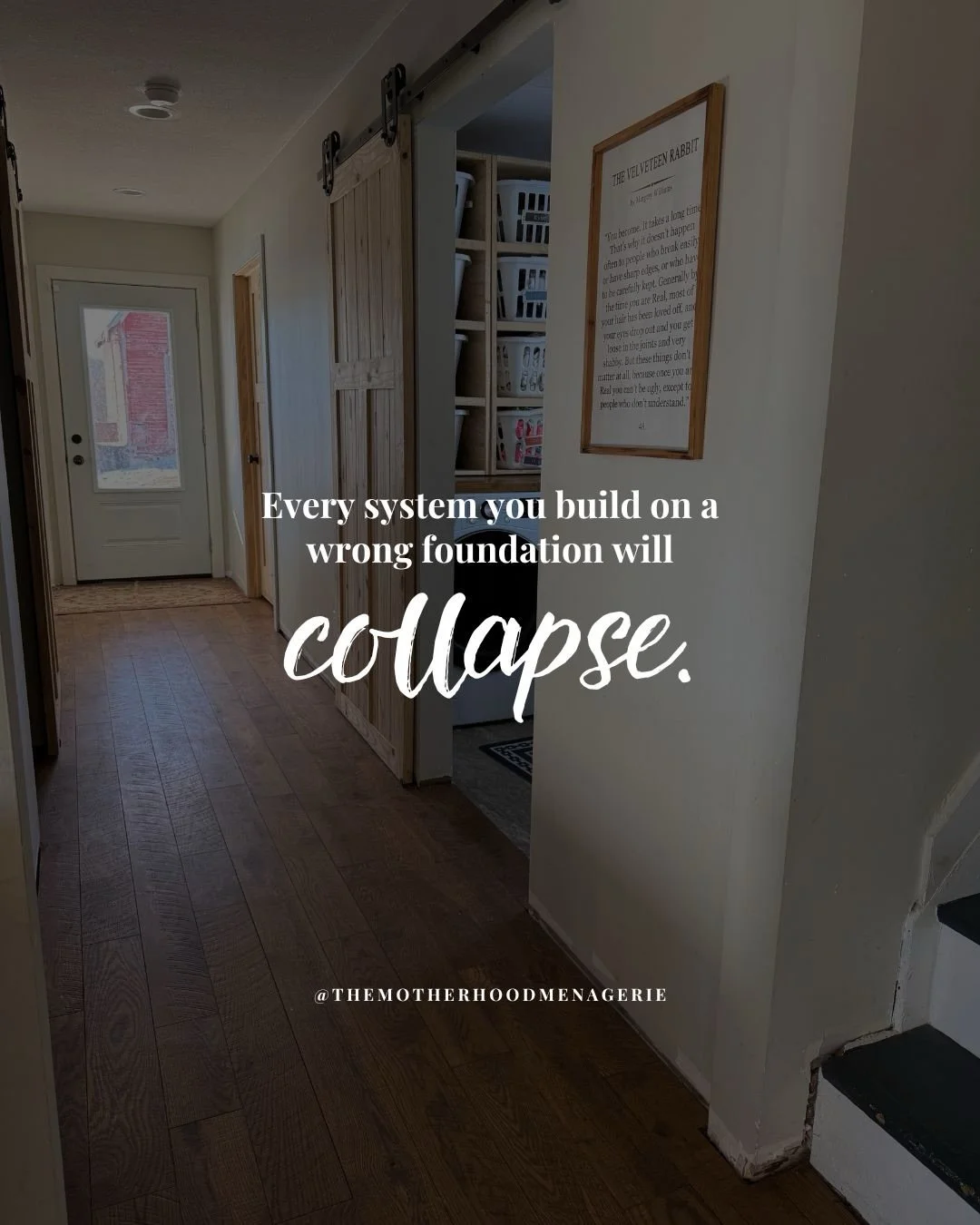 You are not tired because motherhood is hard. You are tired because you are building on the wrong thing.
Better routines will not fix a heart that has not been surrendered. Better systems will not fix a soul running on empty.

This is where it starts