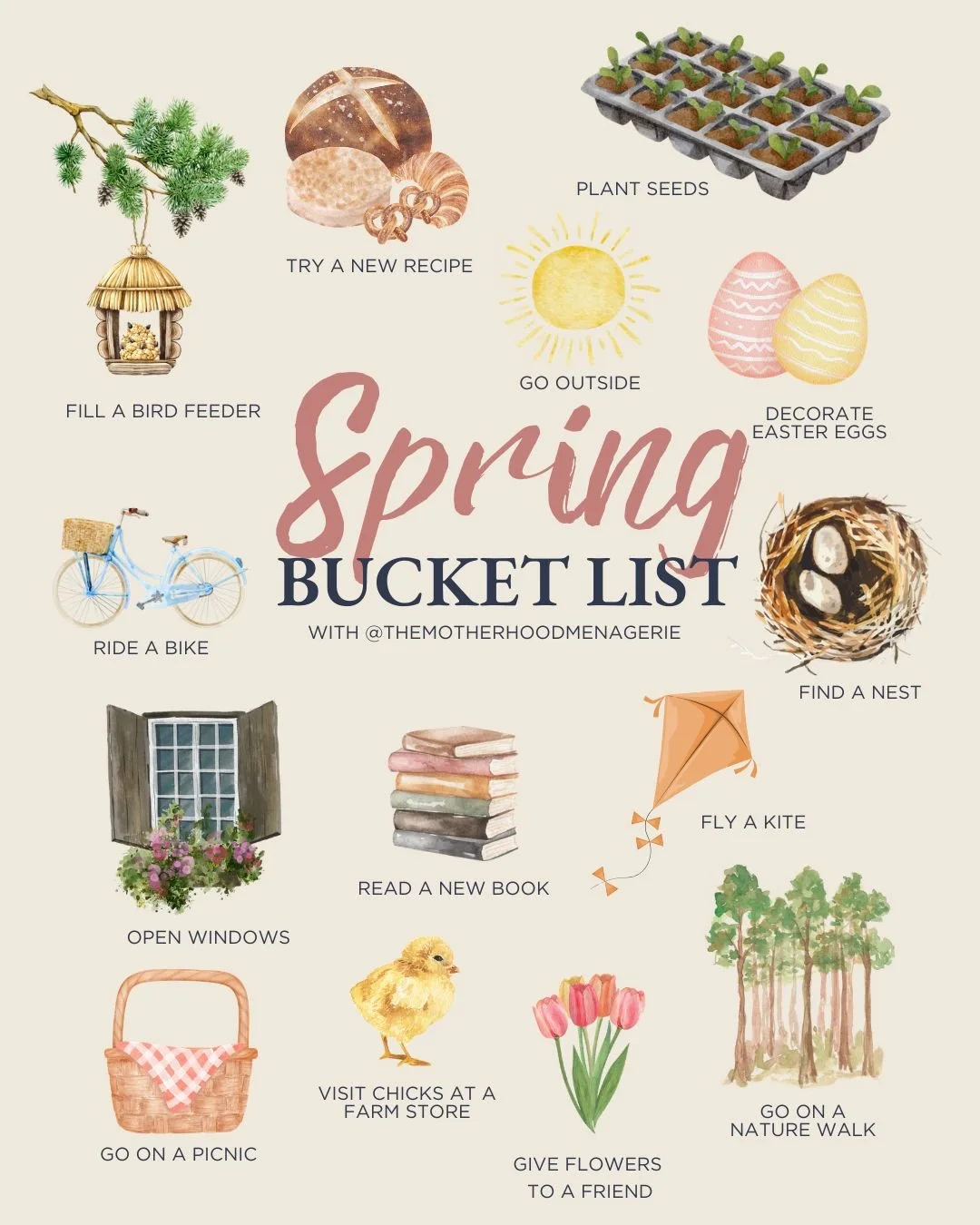 The Spring Bucket List