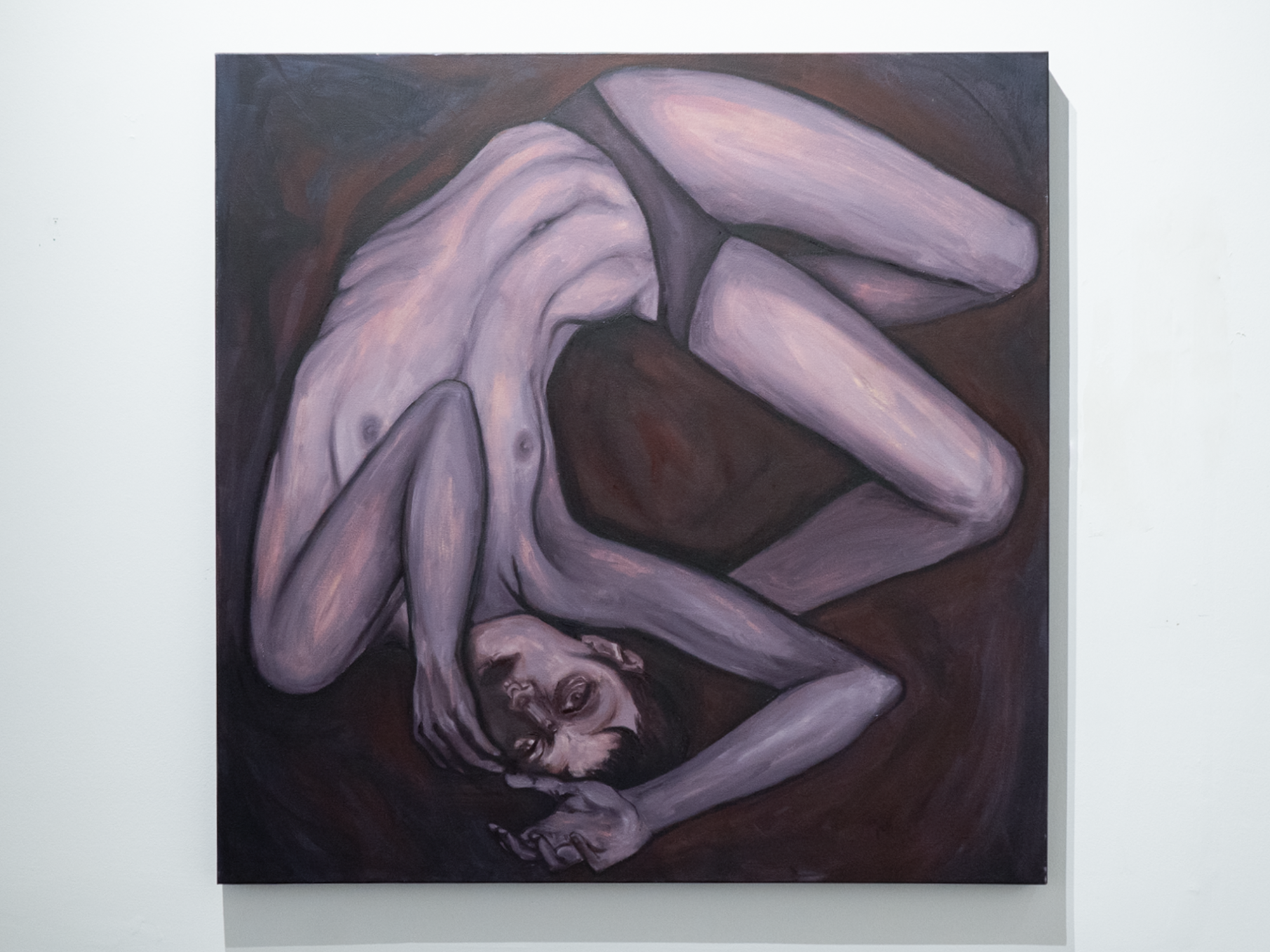 Feeling Myself Drift Away Again, Oil on Canvas, 3 x 3ft., 2021