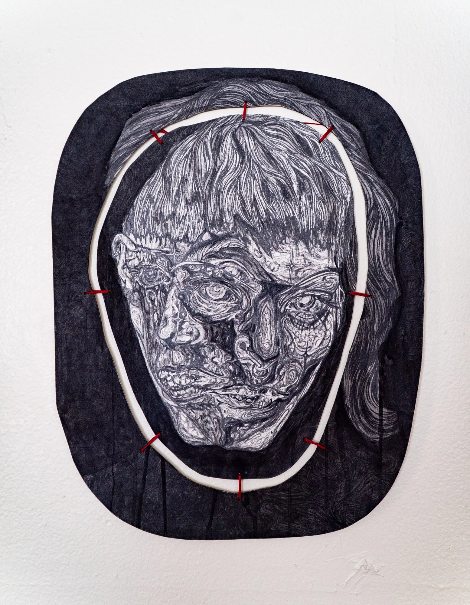 21, Mixed Media on Illustration Board, 2020