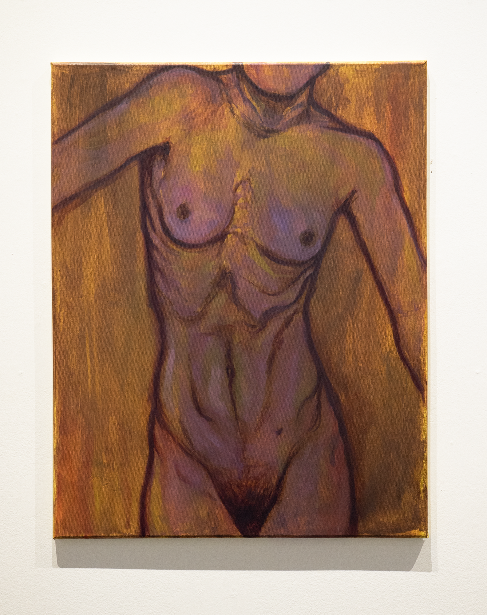 Breastplate, 28 x 22in., Oil on Canvas, 2025