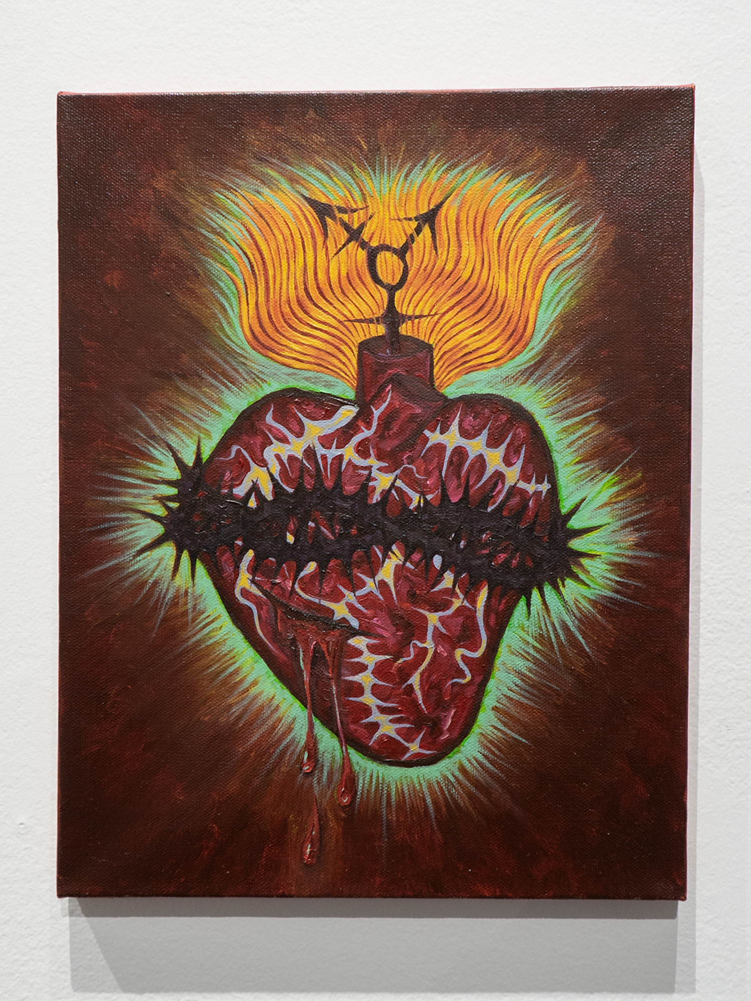 We Are Sacred, Oil on Canvas, 14 x 11in., 2025