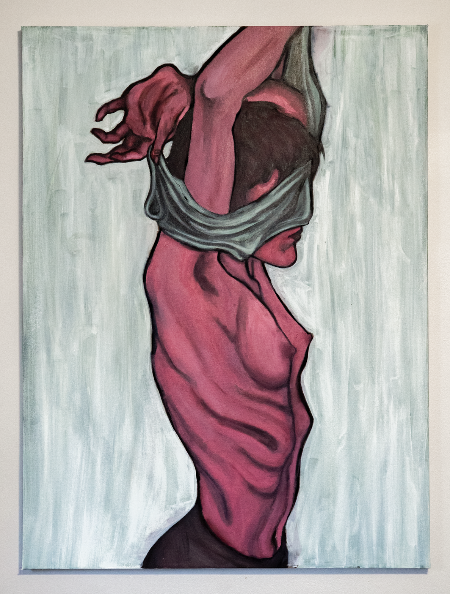 Take Off My Skin From Yesterday, Oil on Canvas, 40 x 30in., 2021