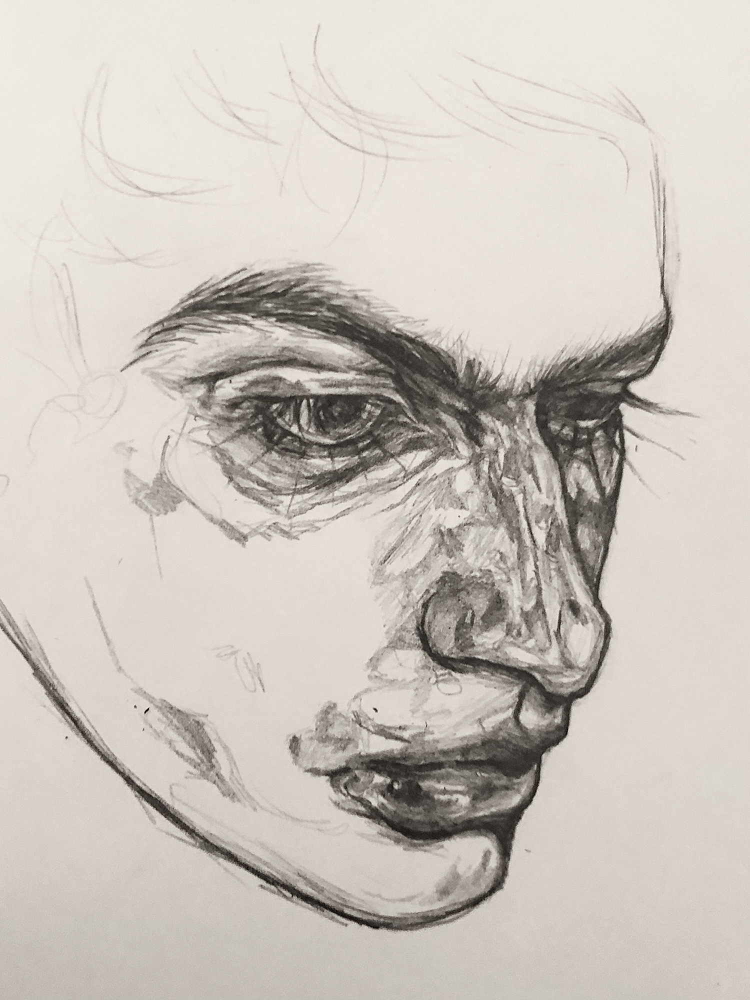 Egg, Graphite on Paper, 2020